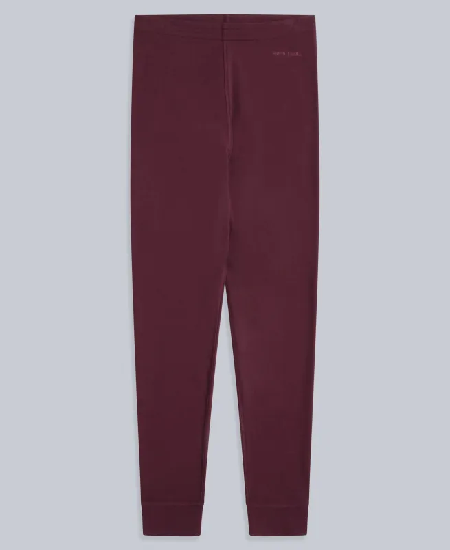 Blaze Womens Base Layer Pants - Burgundy sold by Animal