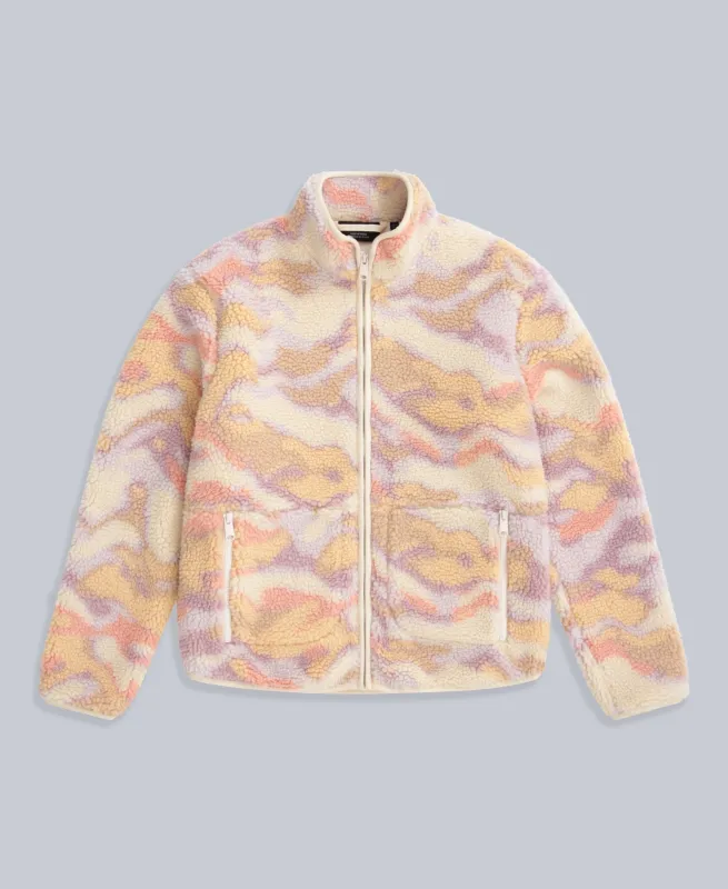 Hennie Women's Printed Borg Jacket - Pink sold by Animal