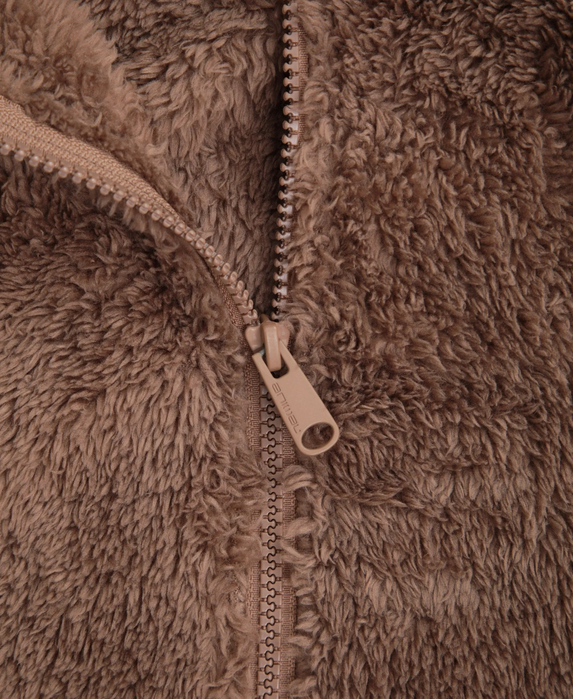 Teddy Womens Half Zip Fleece - Tan sold by Animal product image thumbnail 4