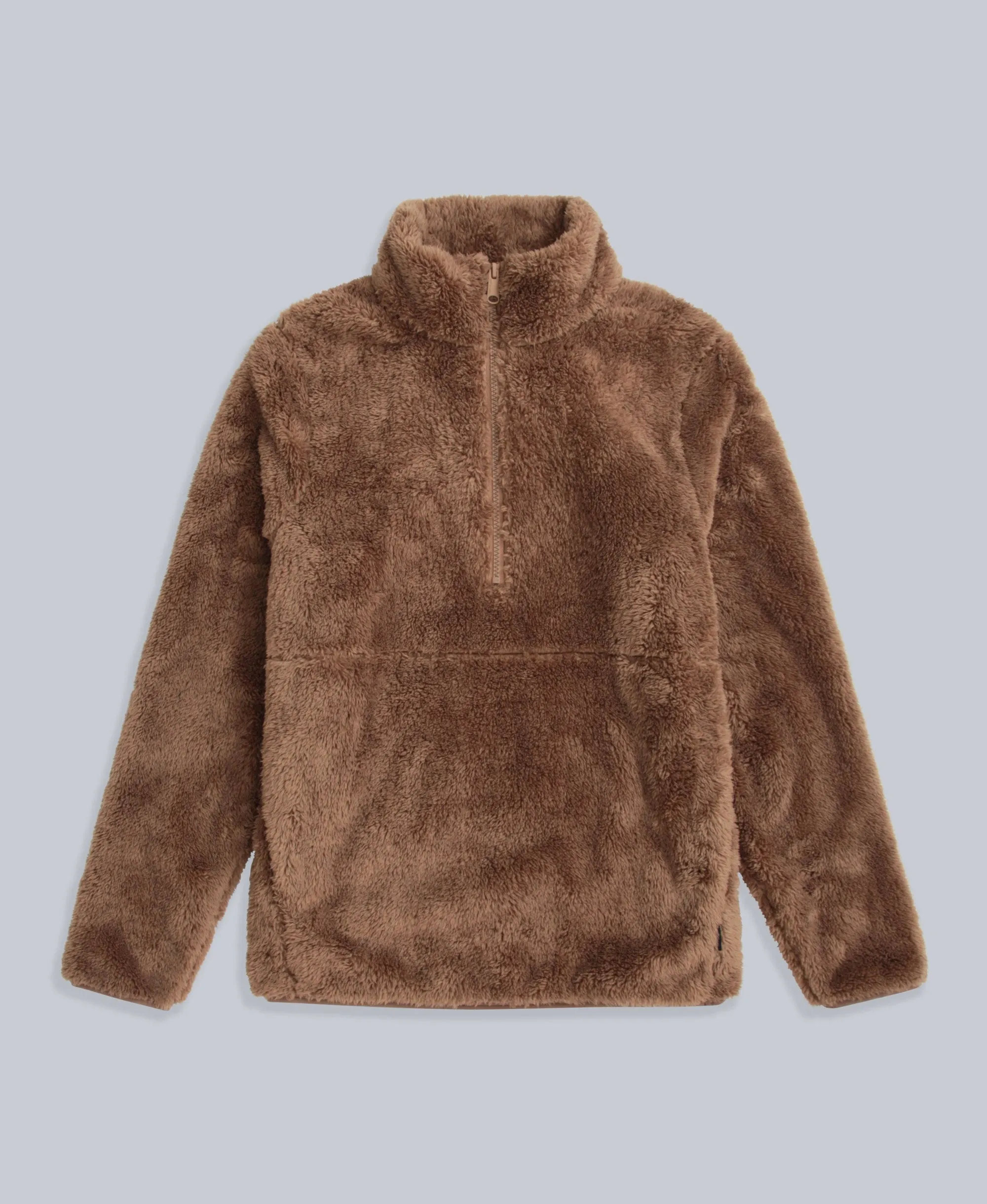 Teddy Womens Half Zip Fleece - Tan sold by Animal