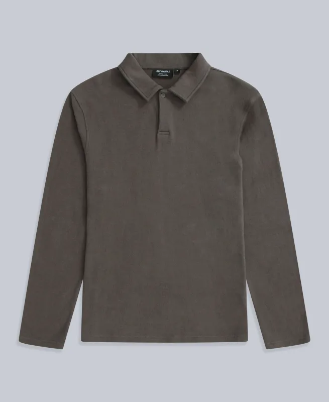 Ollie Mens Long Sleeve Polo - Khaki sold by Animal