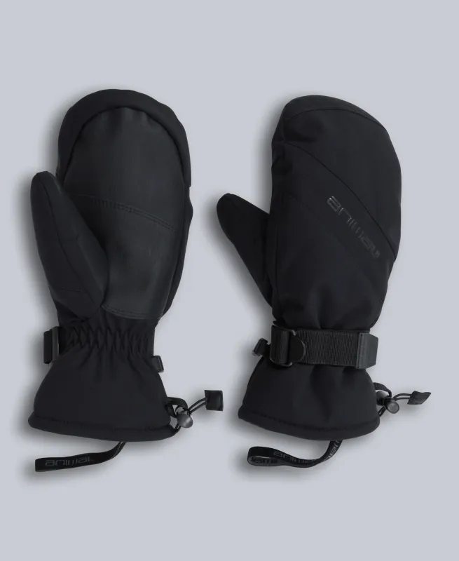 Track Womens Snow Mittens - Jet Black sold by Animal