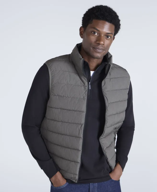 Light Cosi Marl Mens Gilet - Khaki sold by Animal