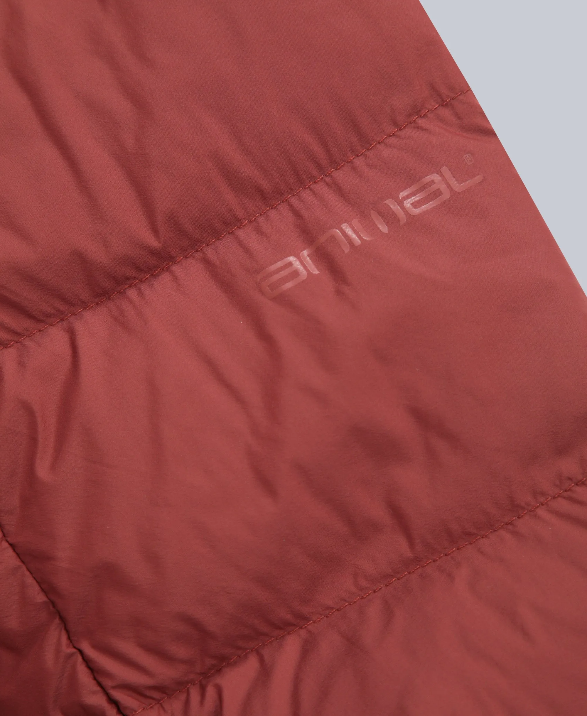 Mens Lightweight Down Packable Jacket - Red sold by Animal product image thumbnail 5