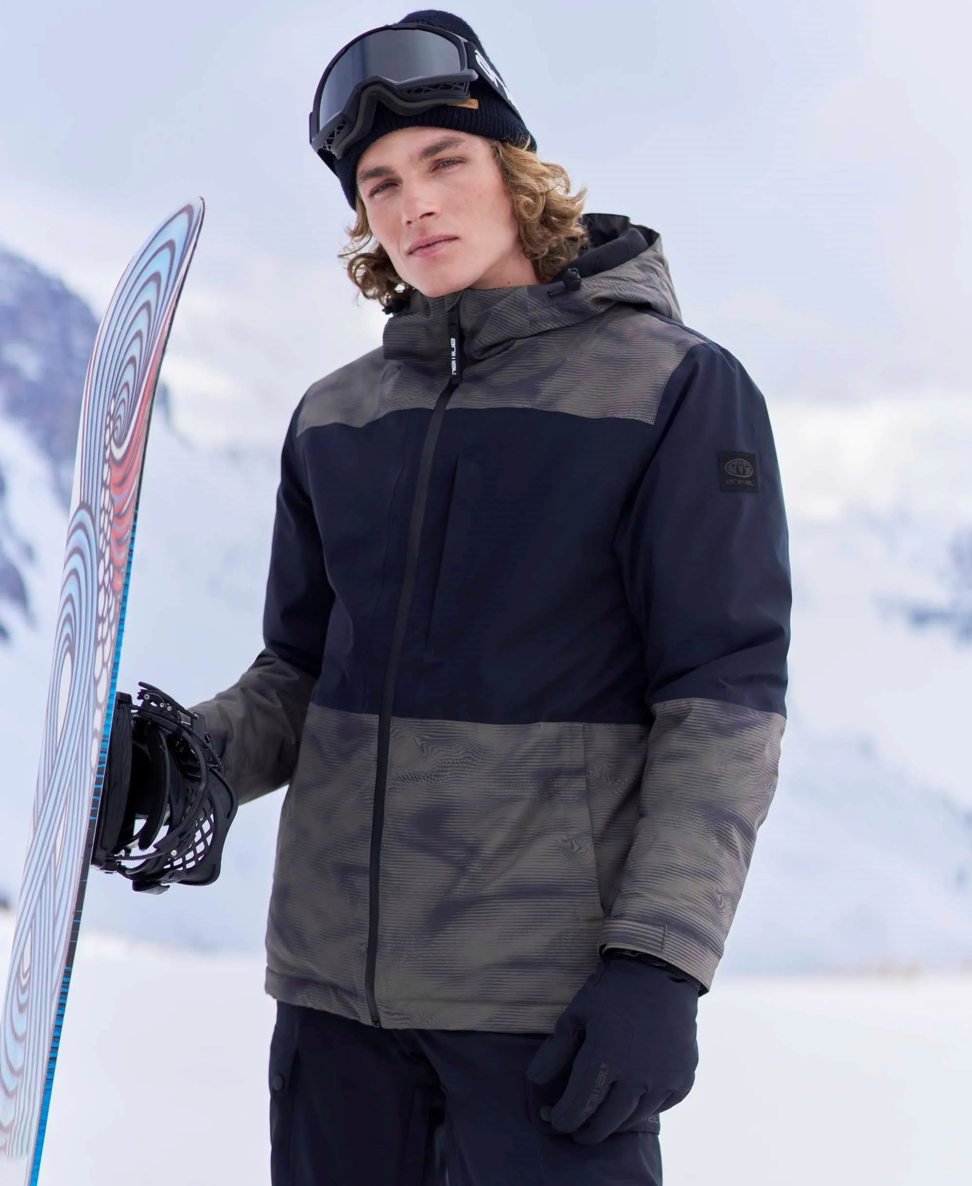 Cruise Mens Snow Jacket - Khaki sold by Animal