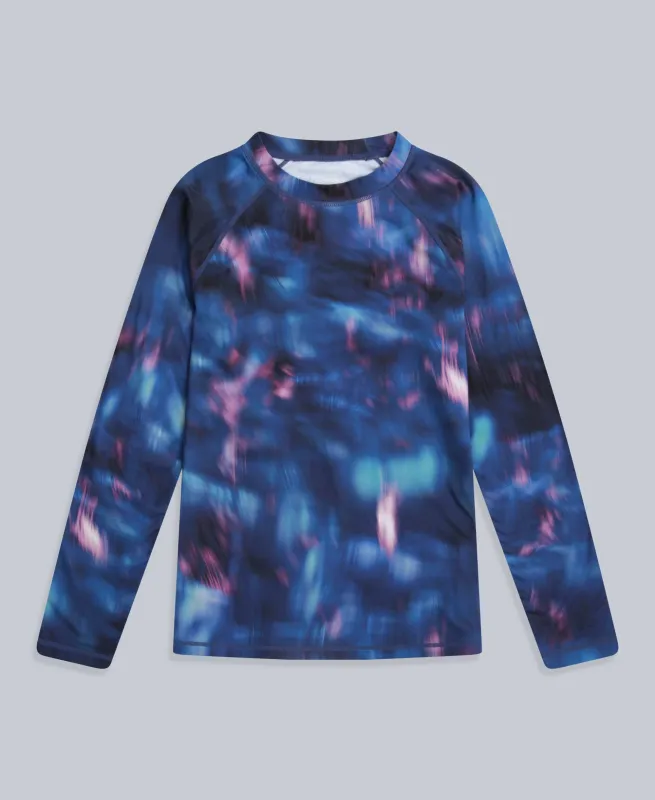 Piste Printed Womens Base Layer Top - Dark Purple sold by Animal