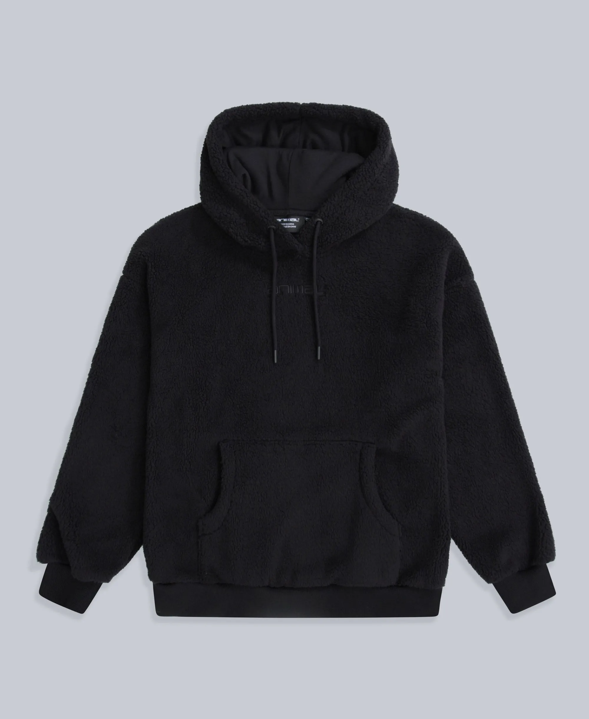 Womens Fleece Hoodie - Black sold by Animal