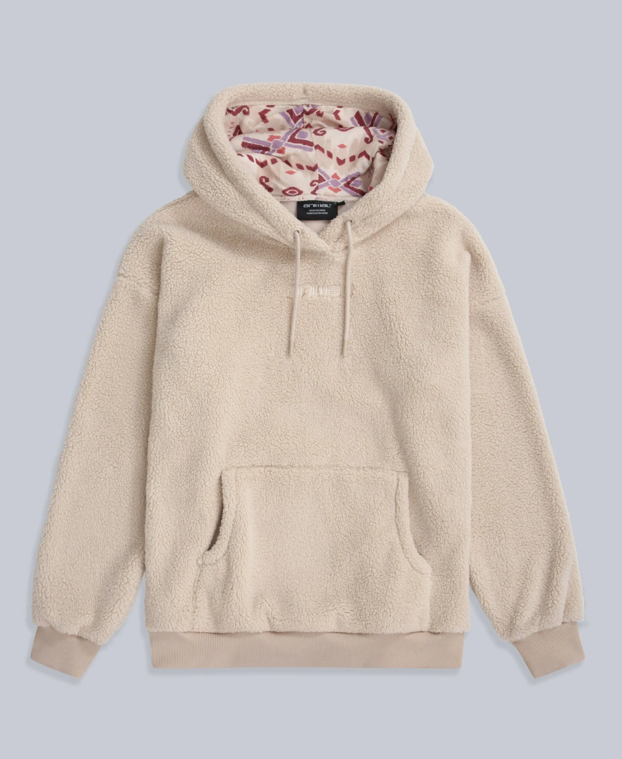 Womens Fleece Hoodie - Off White sold by Animal