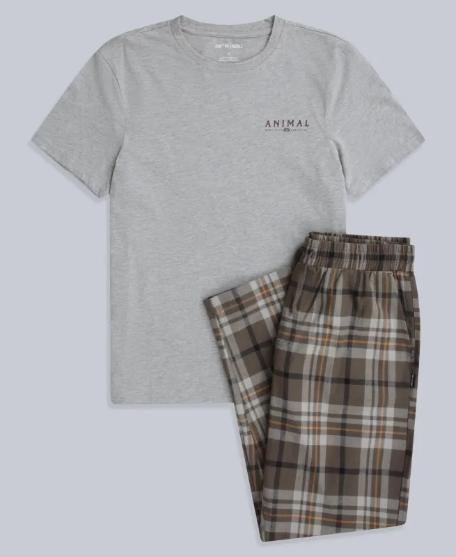 Driftoff Mens Pyjama Set - Grey sold by Animal