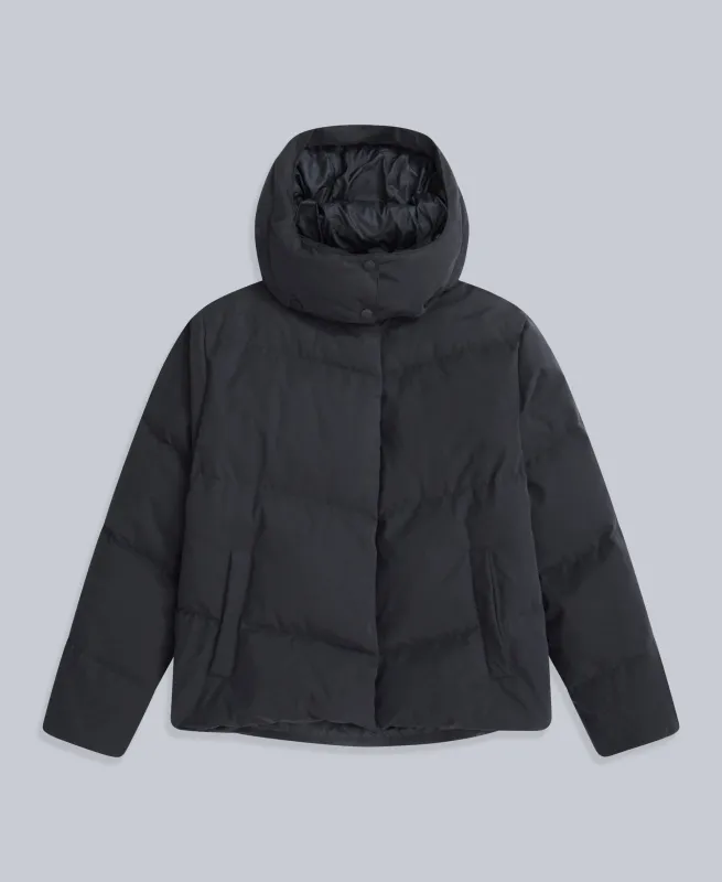 Tess Womens Cropped Down Jacket - Black sold by Animal