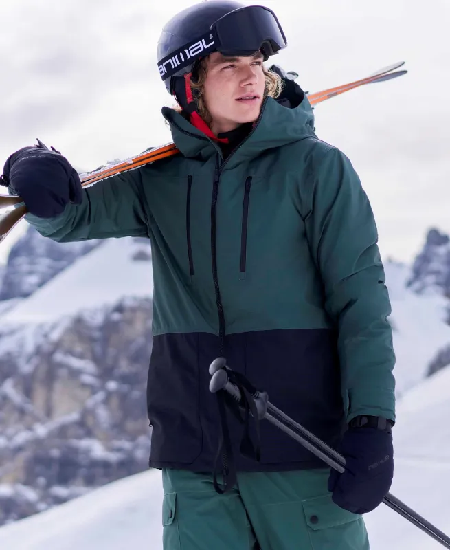 Zephyr Mens Waterproof Snow Jacket - Green sold by Animal