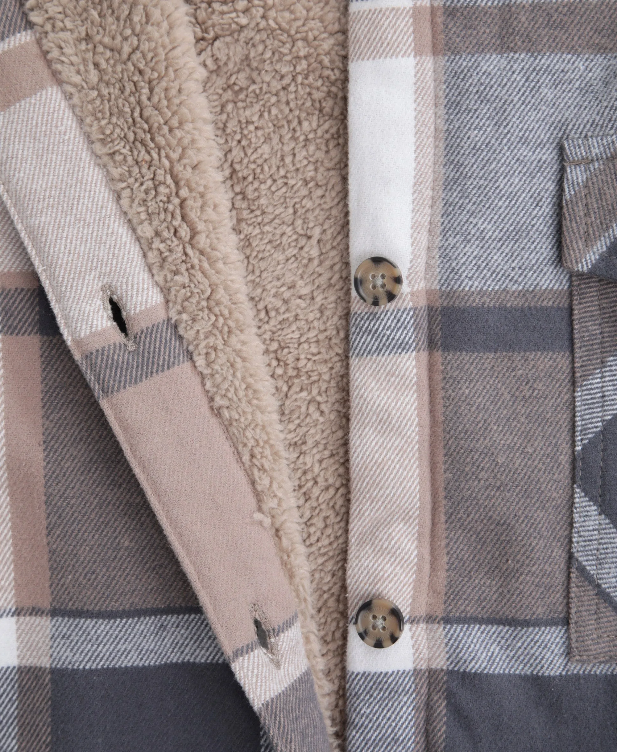 Megan Womens Borg-Lined Shirt - Blue sold by Animal product image thumbnail 4