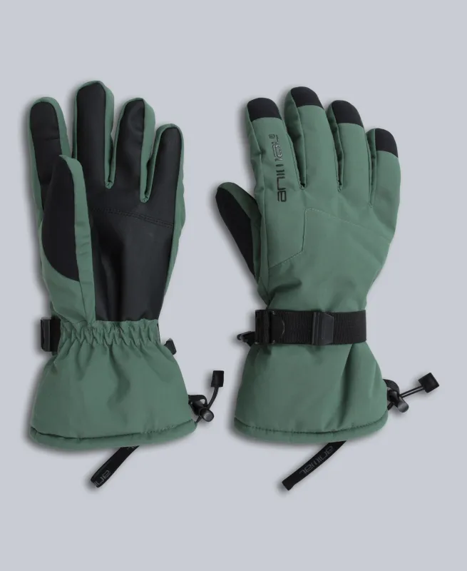 Mens Edge Snow Gloves - Dark Khaki sold by Animal