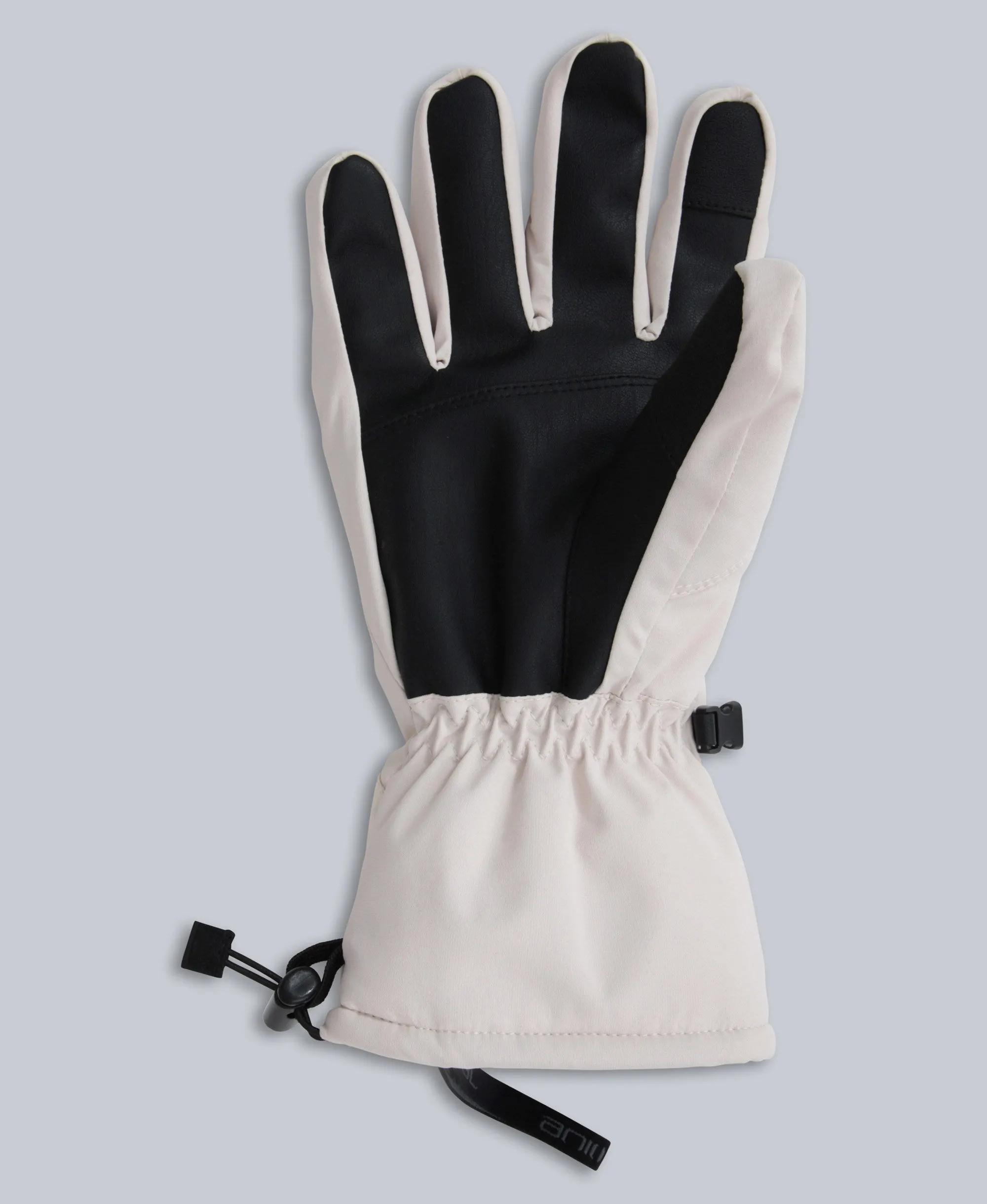 Glacier Mens Herringbone Ski Gloves - Off White sold by Animal product image thumbnail 3