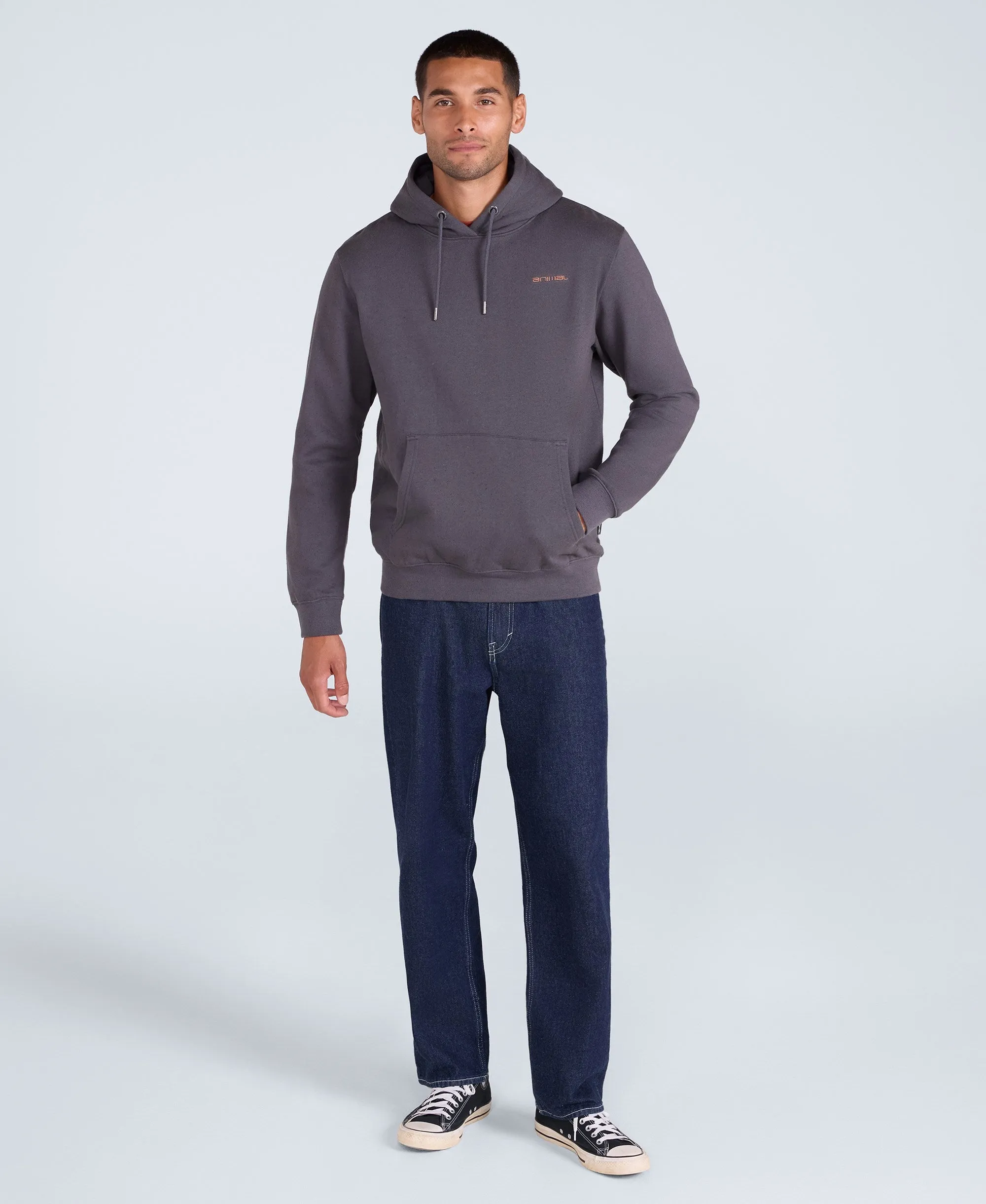 Nick Mens Heavyweight Hoodie - Dark Grey sold by Animal product image thumbnail 2