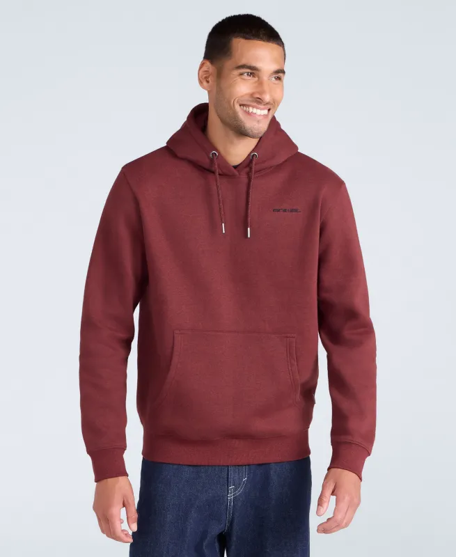 Nick Mens Heavyweight Hoodie - Red sold by Animal