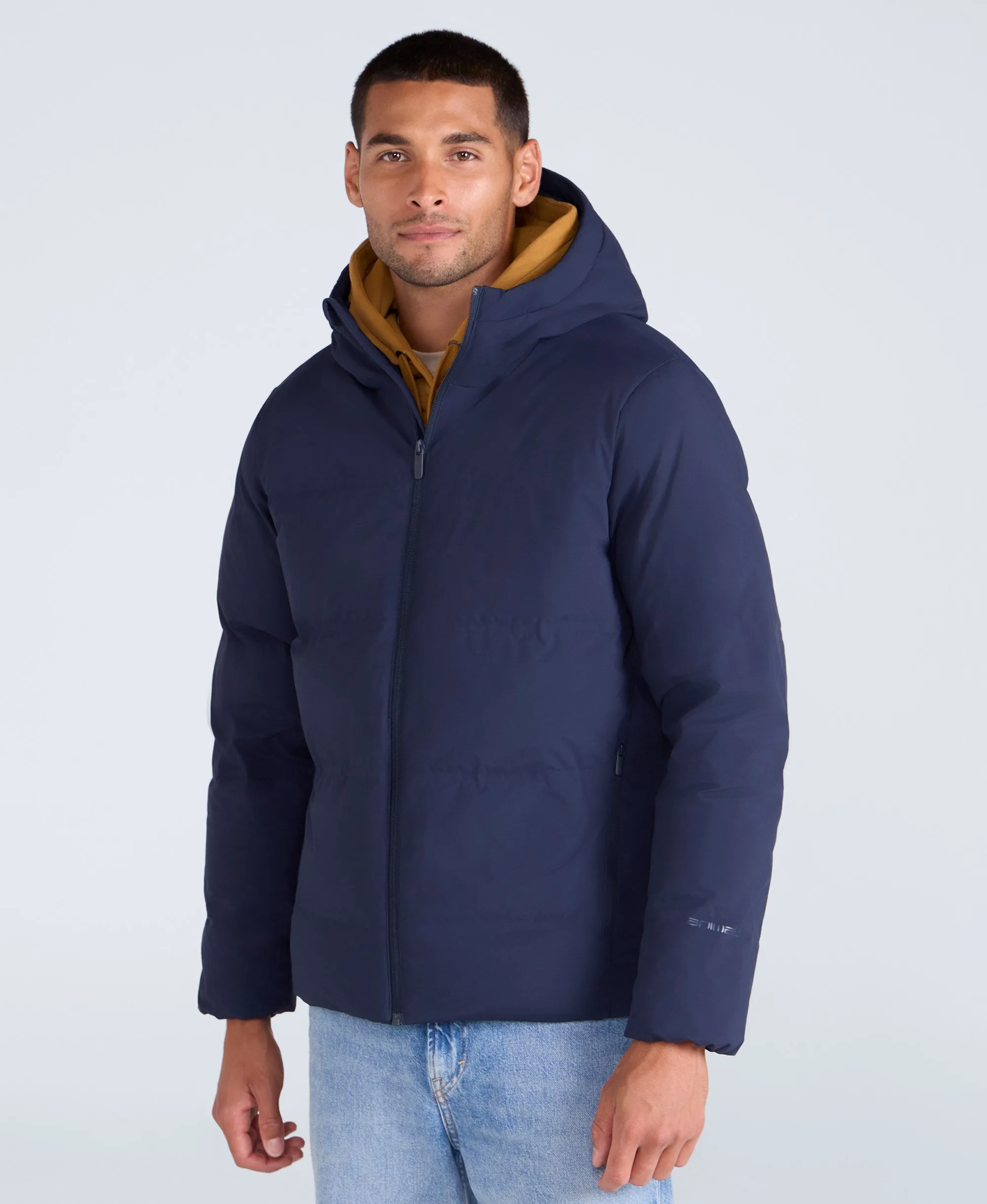 Mens Tech Down Heat Sealed Jacket - Navy sold by Animal