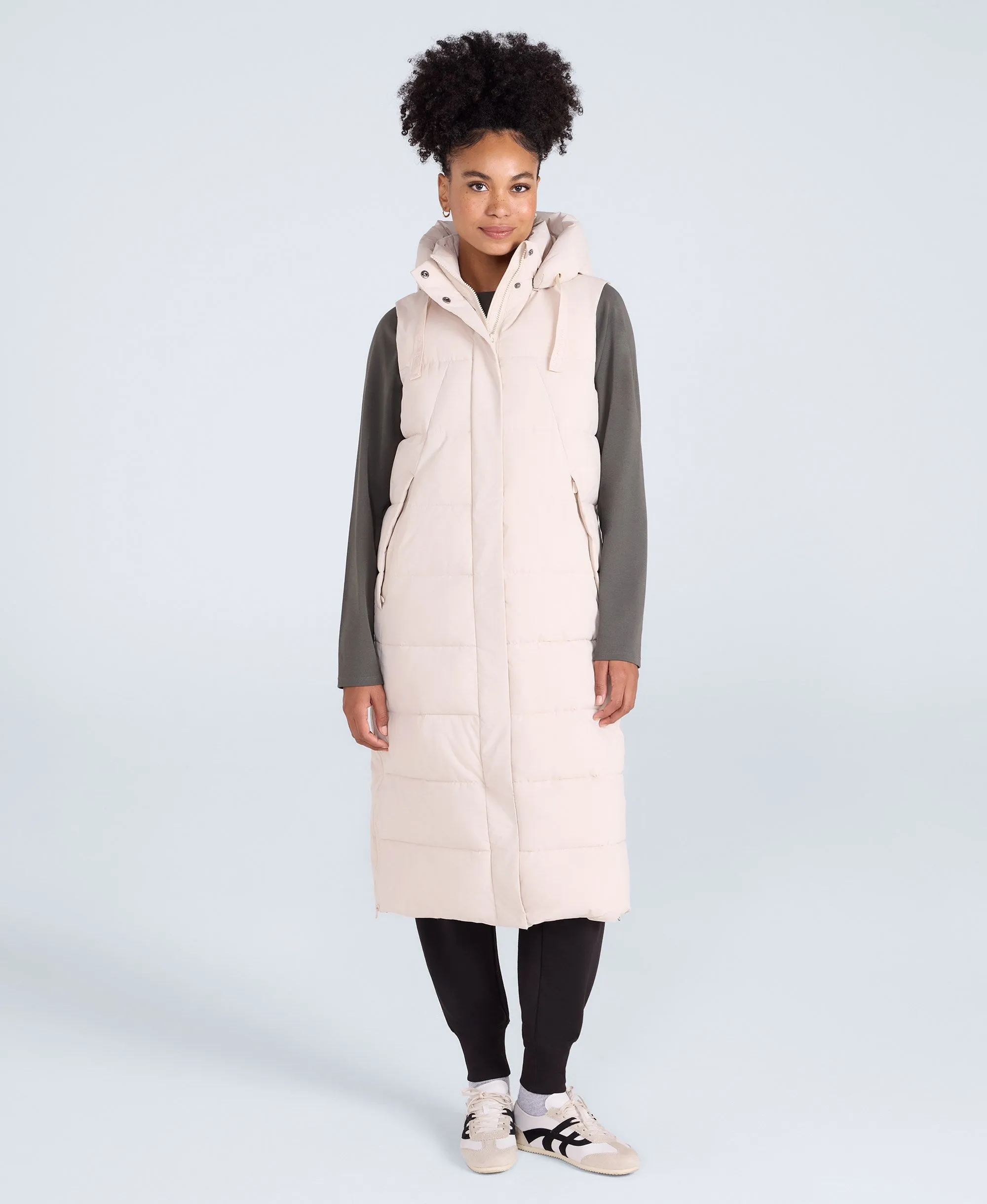 Comfort Zone Womens Longline Gilet - Beige sold by Animal product image thumbnail 2