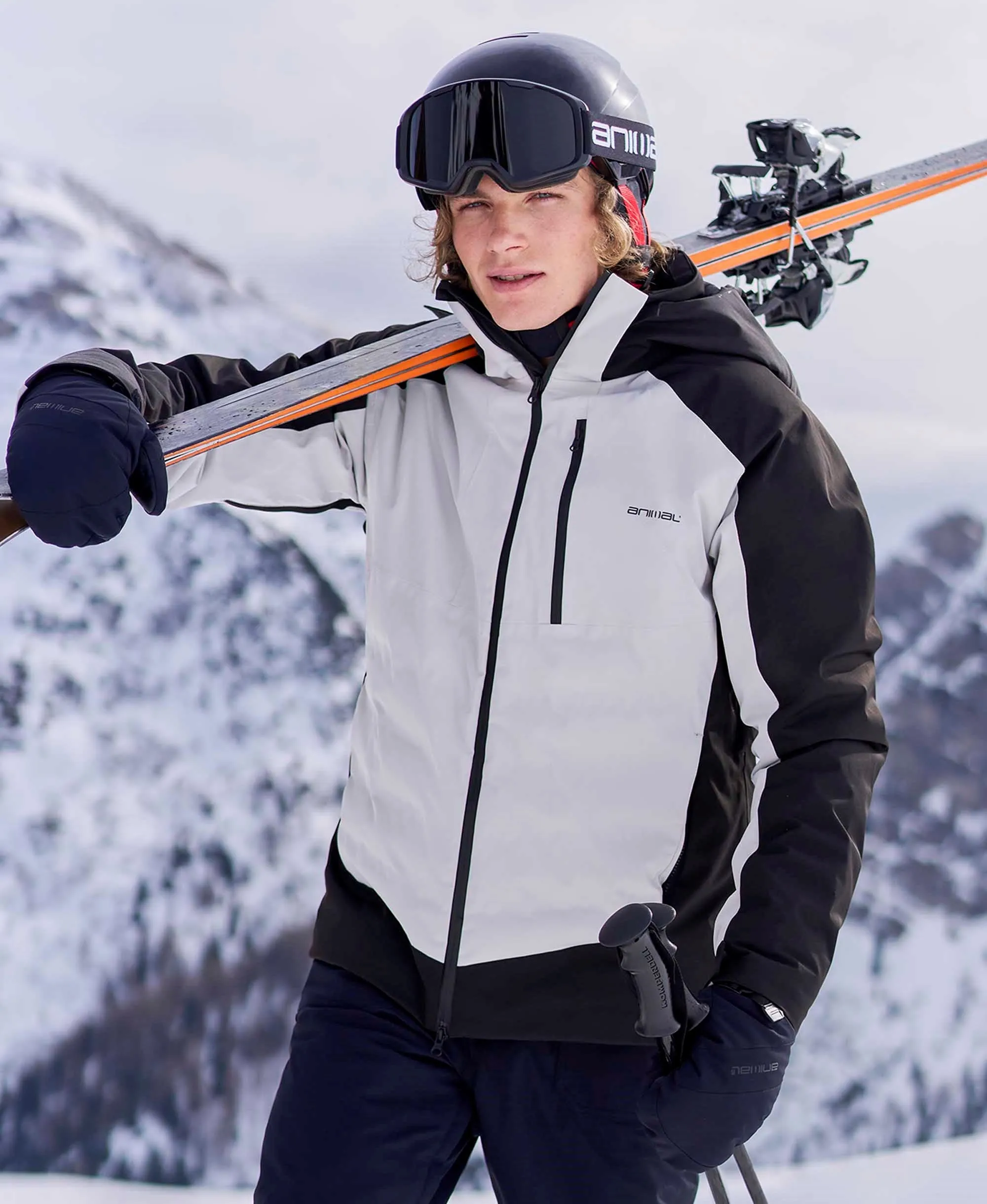 Energy Mens Baffled Ski Jacket - Black sold by Animal