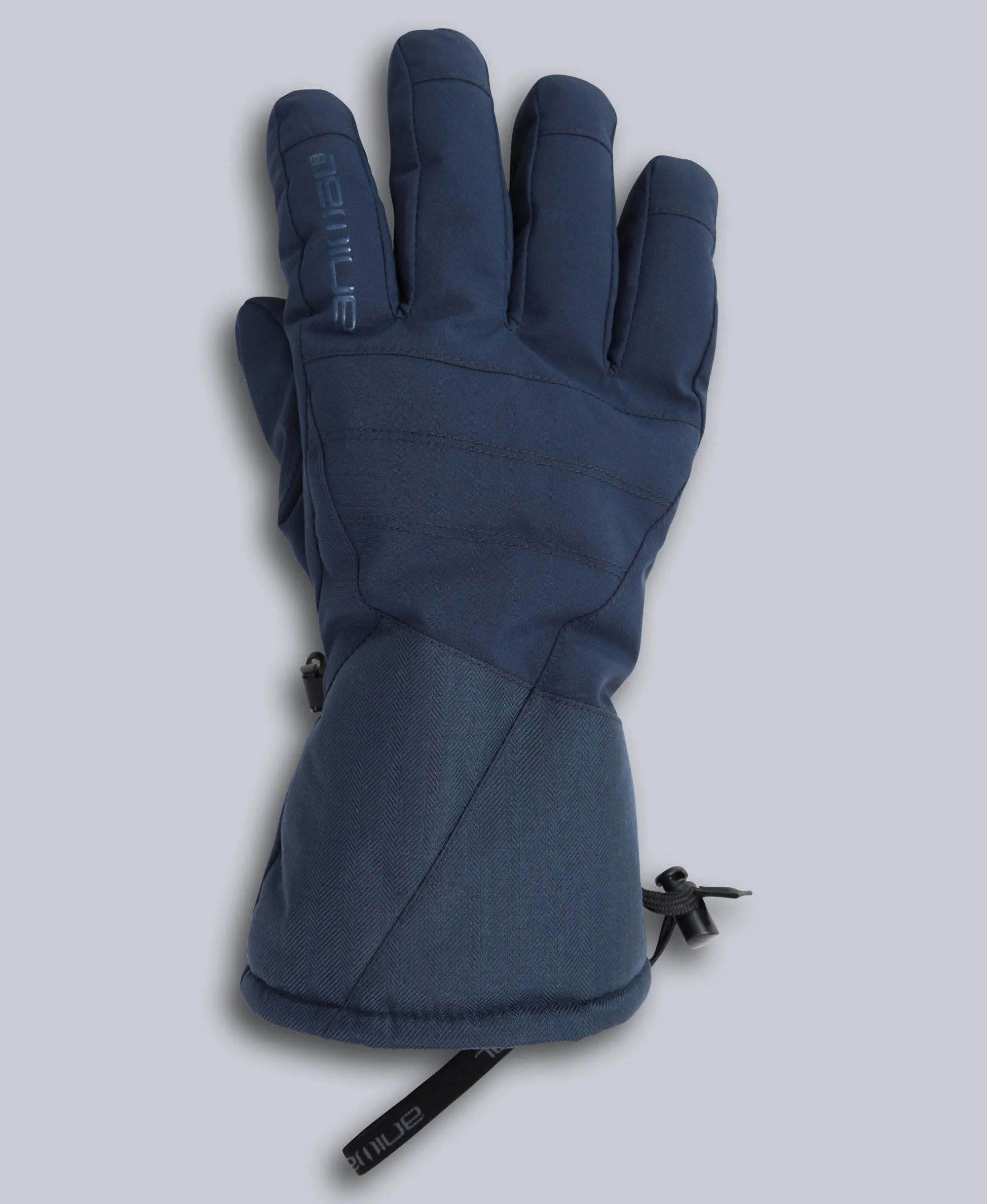 Glacier Mens Herringbone Ski Gloves - Blue sold by Animal product image thumbnail 2