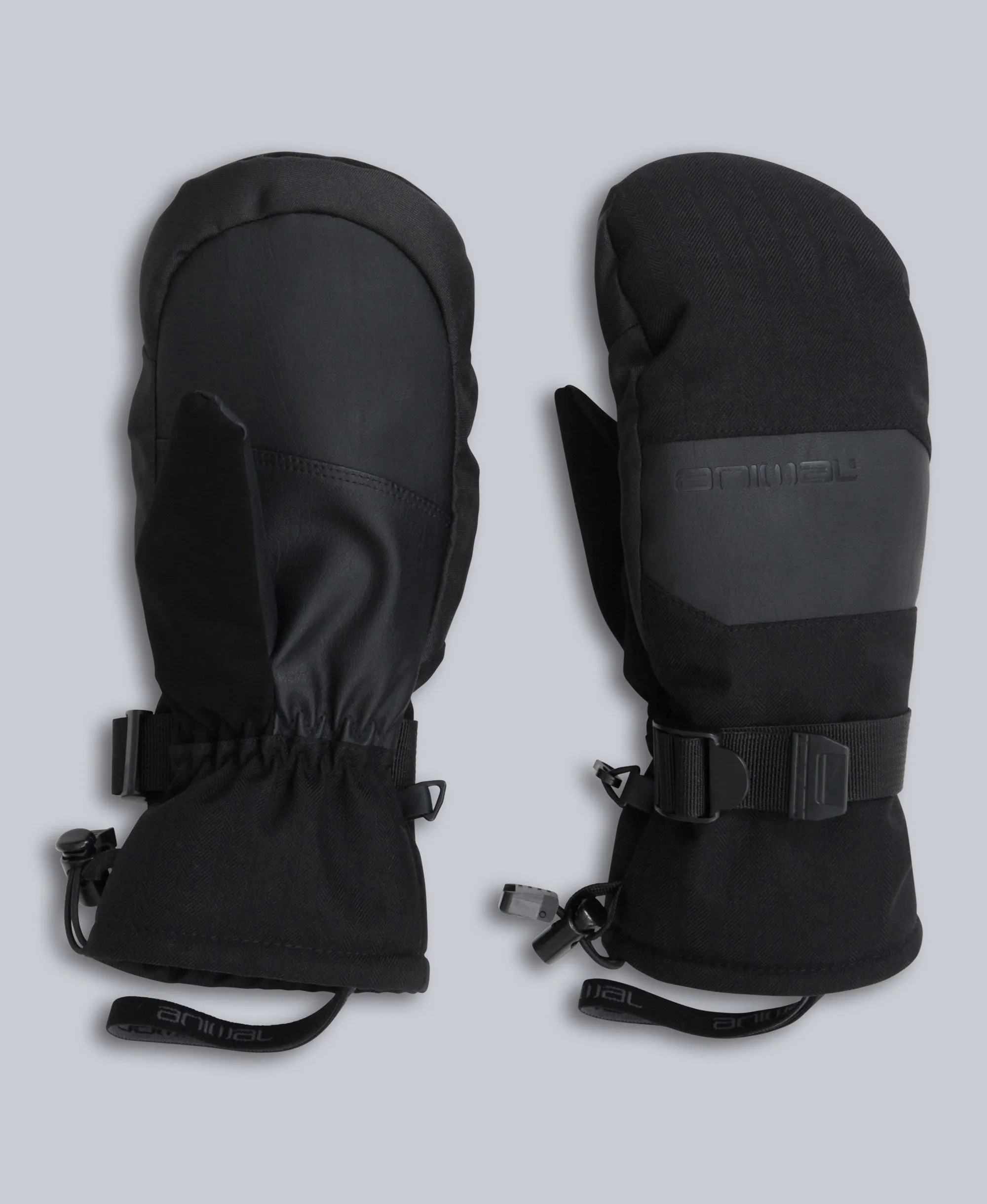 Apres Womens Ski Mitten - Black sold by Animal