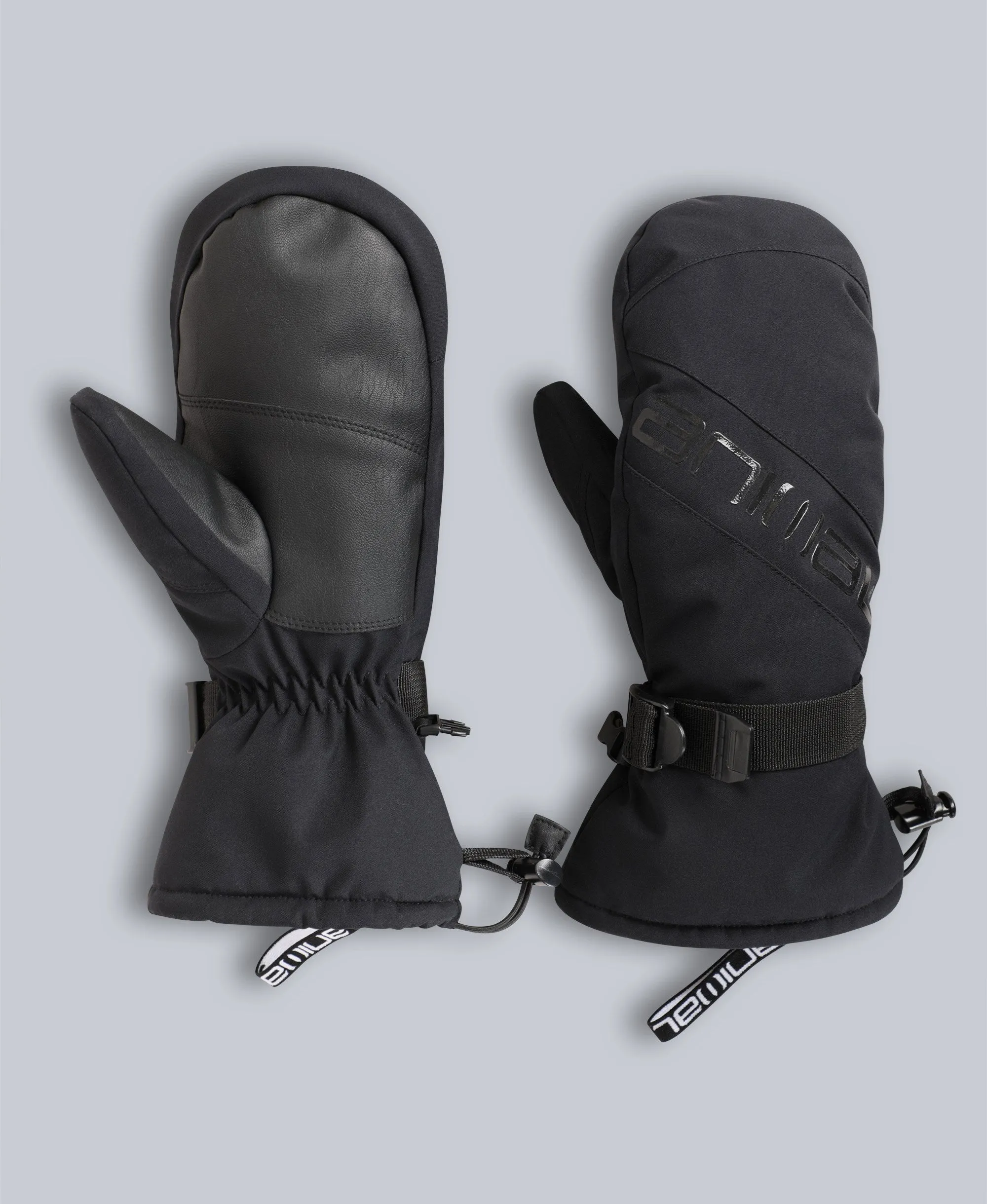 Snowstorm Mens Snow Mittens - Jet Black sold by Animal product image thumbnail 3