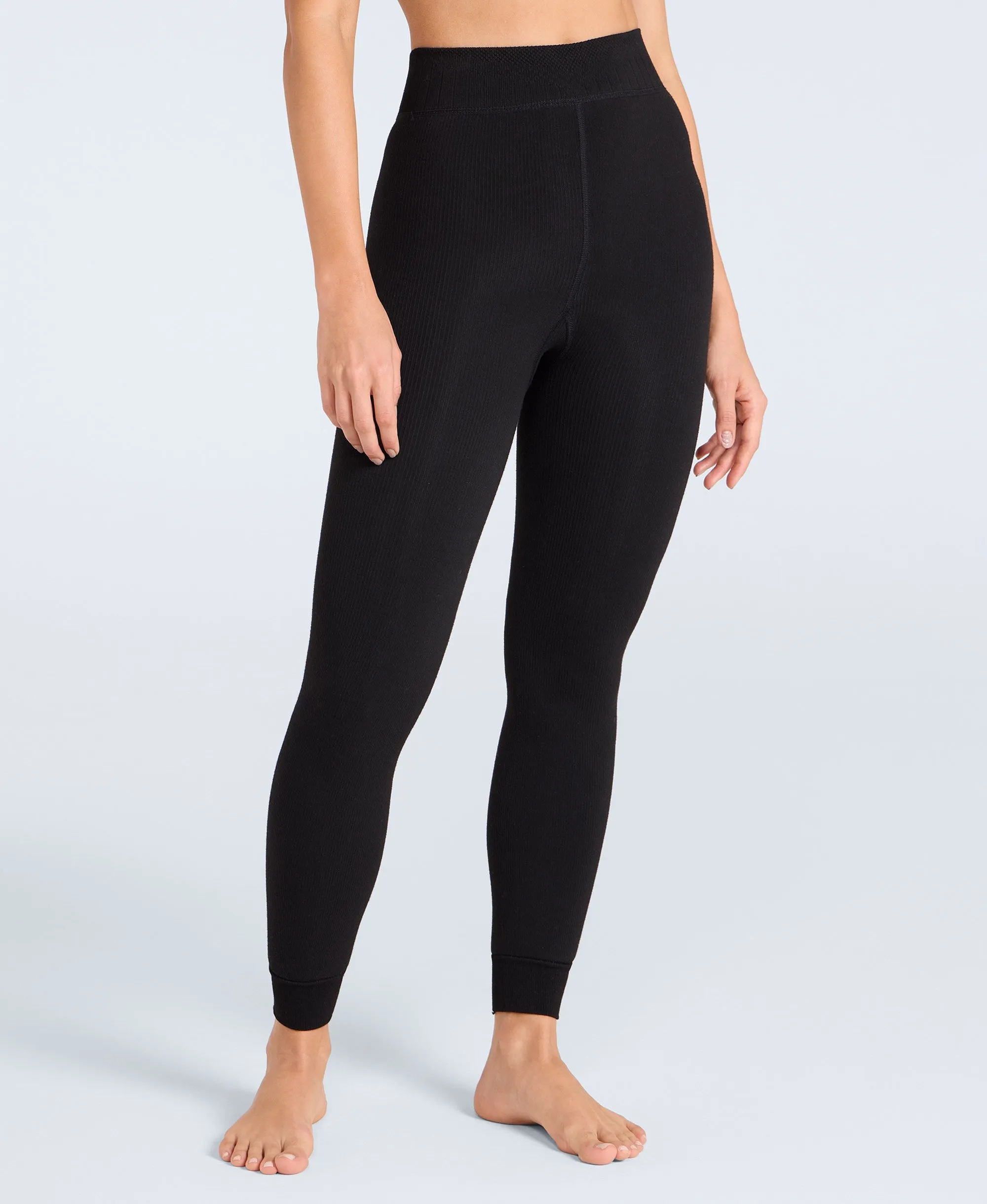 Womens Fleece Lined Heavy Weight Leggings - Black sold by Animal product image thumbnail 3
