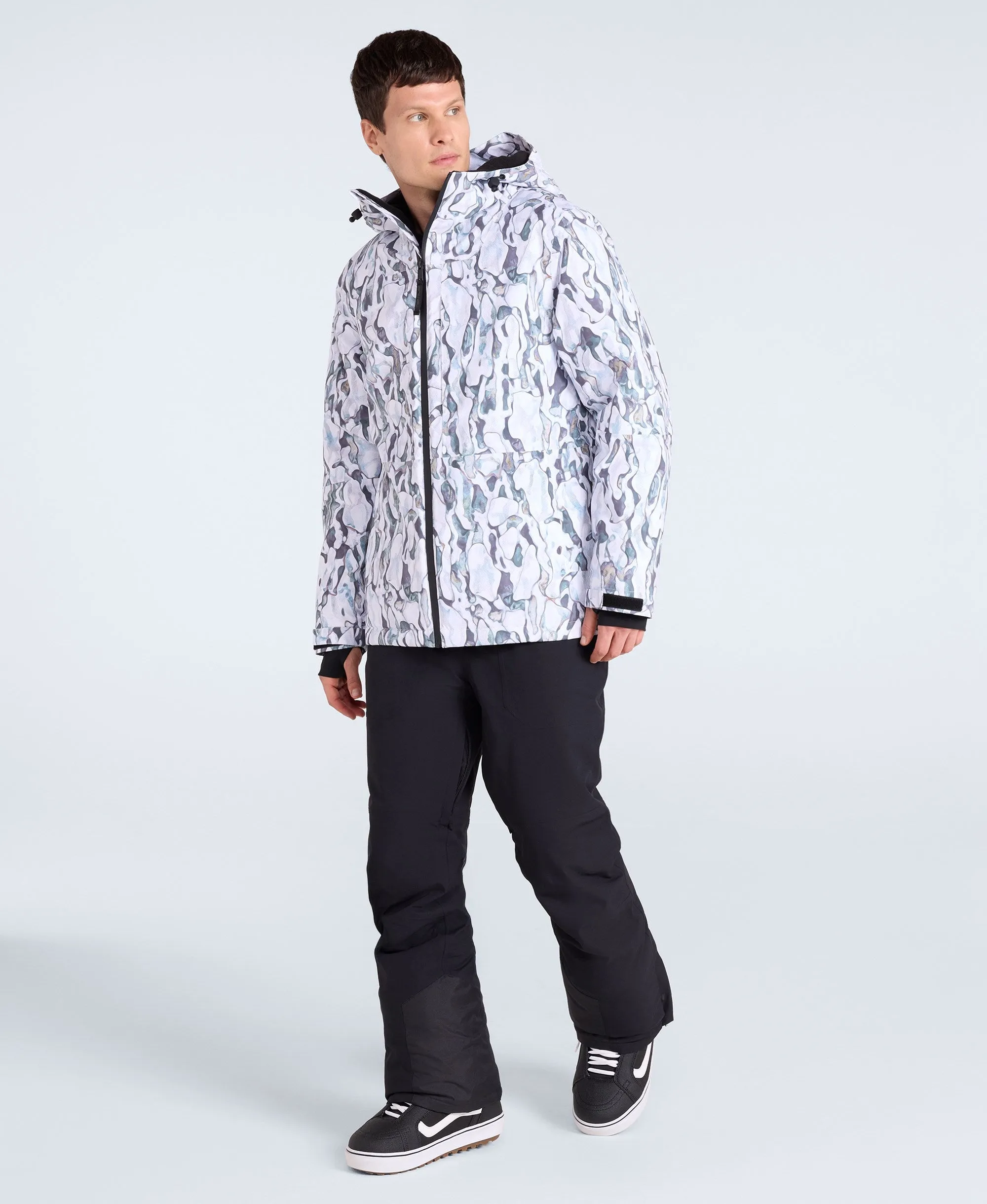 Cruise Mens Snow Jacket - White sold by Animal product image thumbnail 3