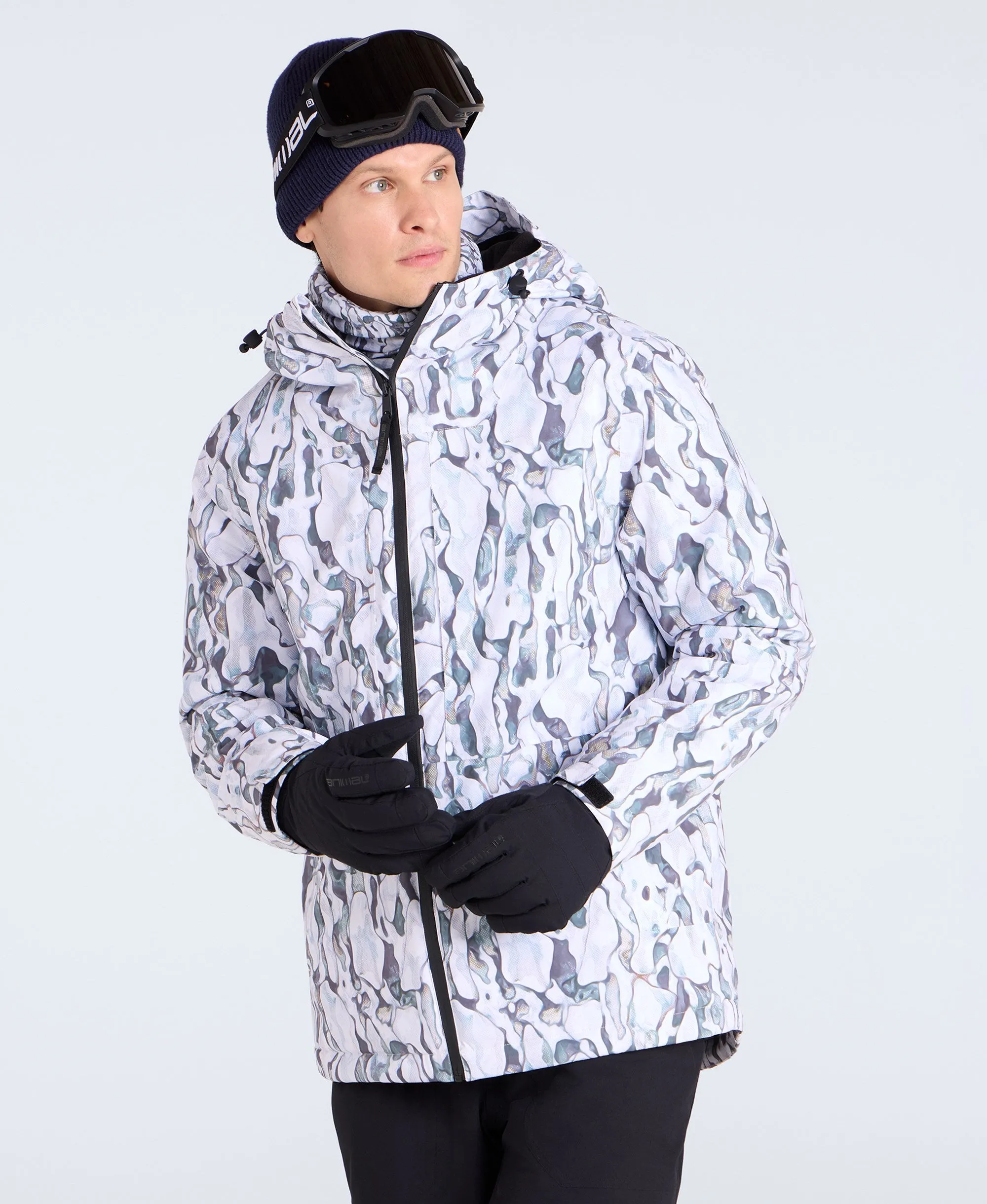 Cruise Mens Snow Jacket - White sold by Animal product image thumbnail 2