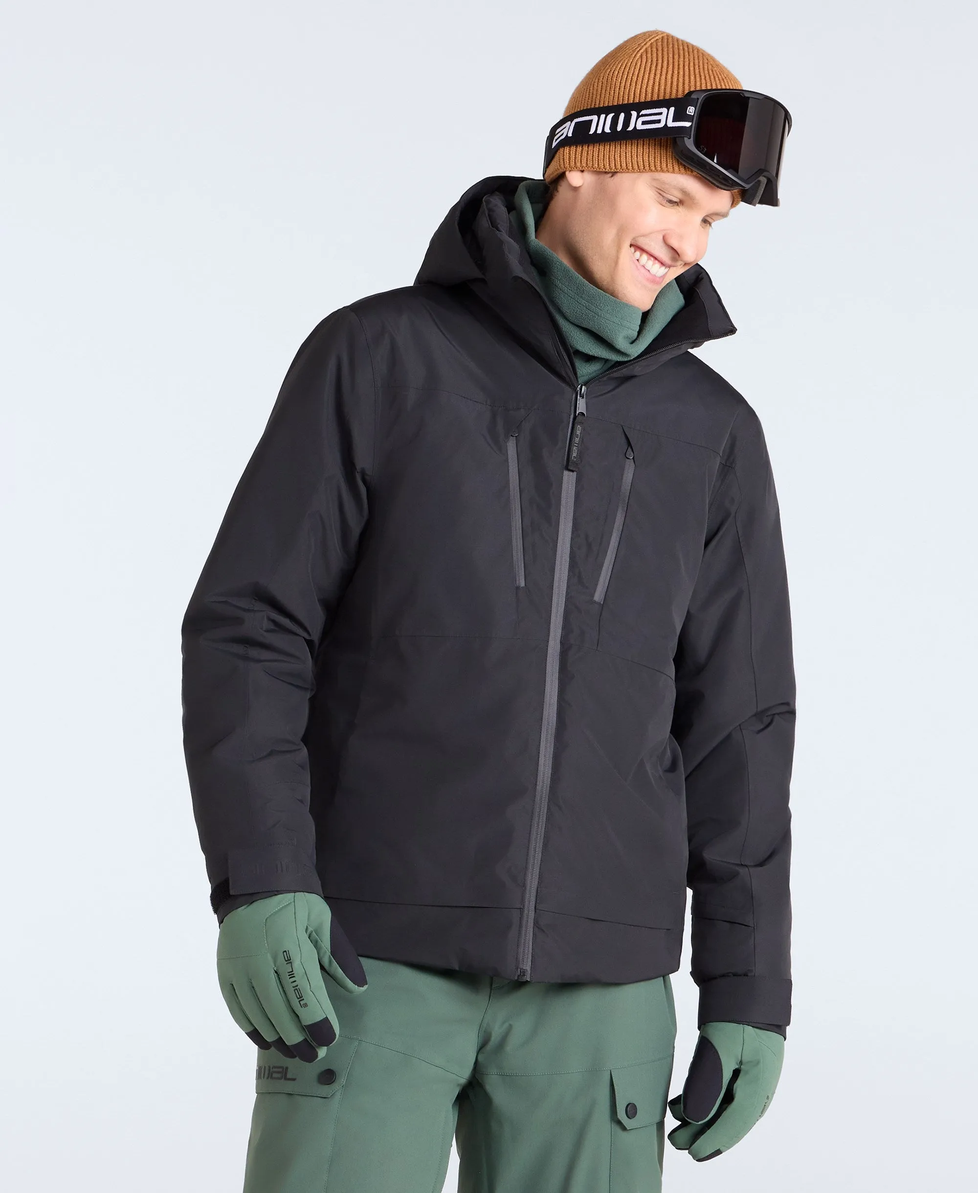 Arctic Mens Waterproof Ski Jacket - Black sold by Animal