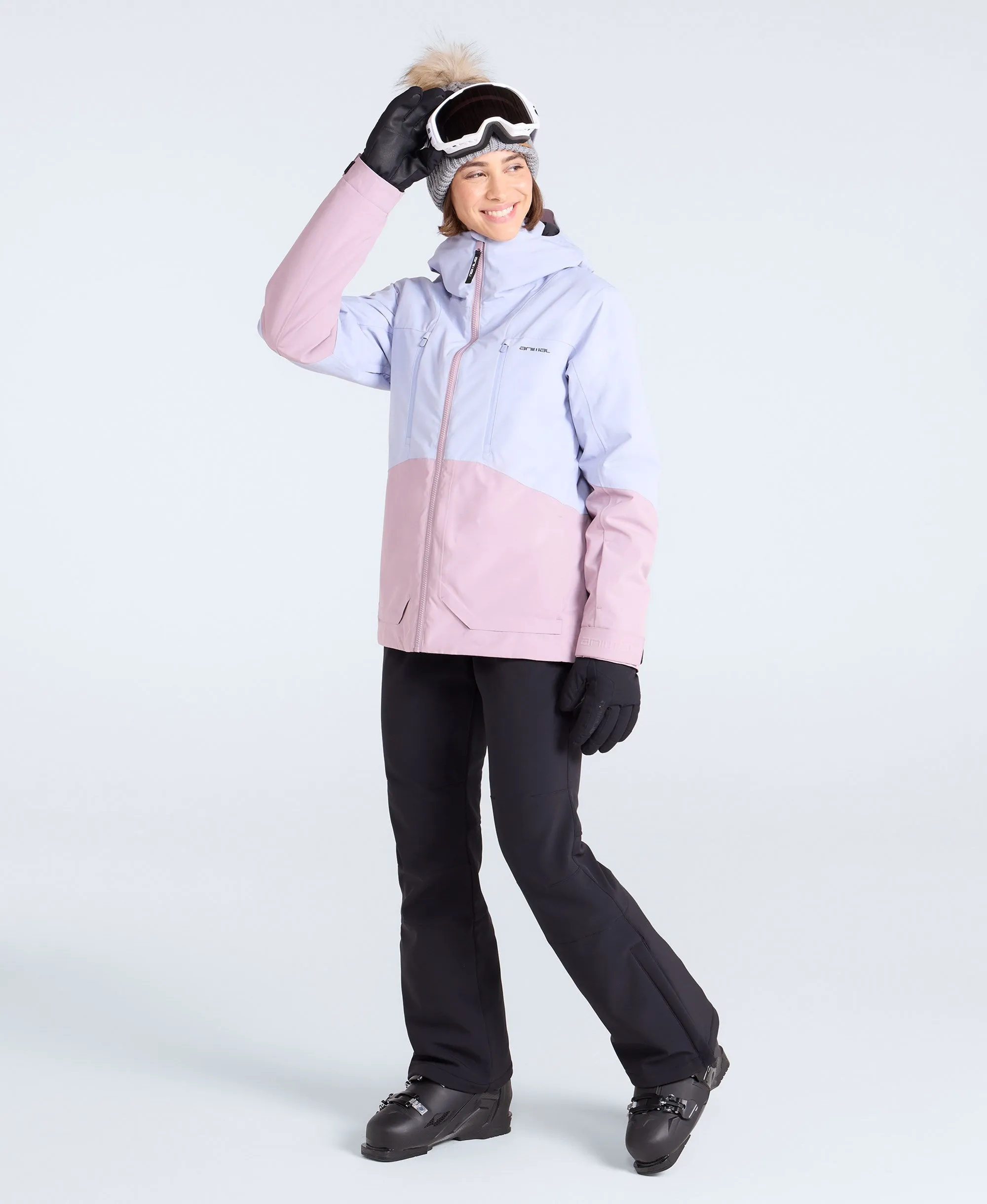 Juniper Womens Panelled Ski Jacket - Pale Blue sold by Animal product image thumbnail 2