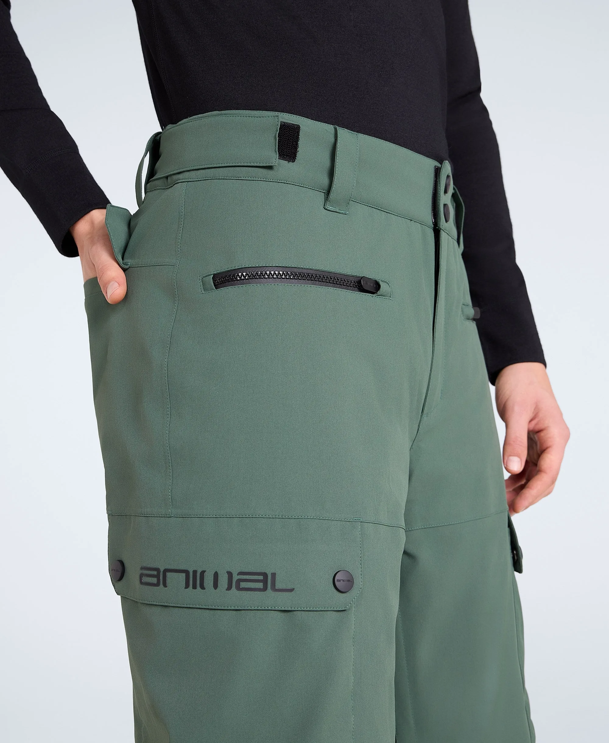 Glaze Mens Snow Pants - Green sold by Animal product image thumbnail 3
