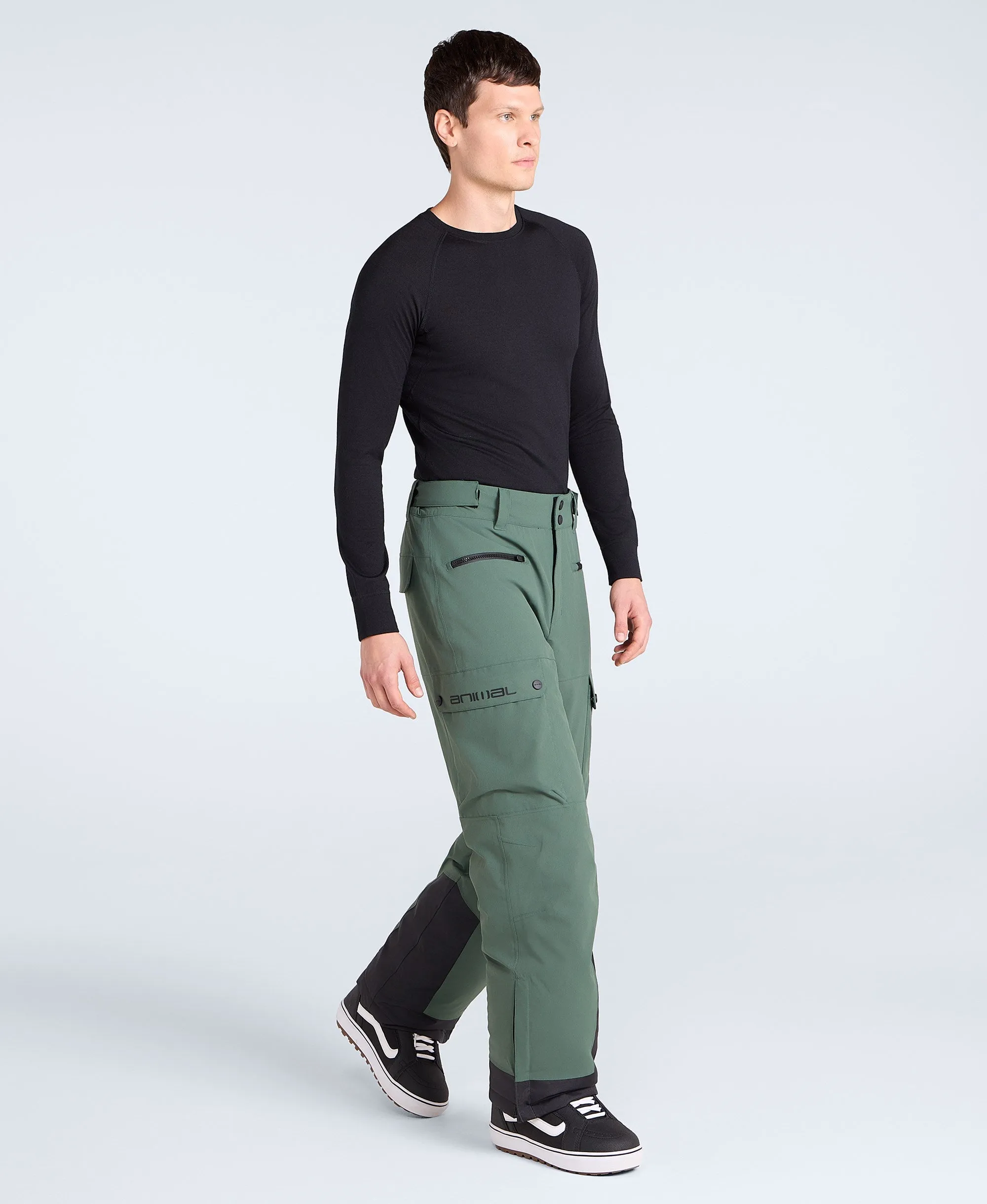 Glaze Mens Snow Pants - Green sold by Animal product image thumbnail 2