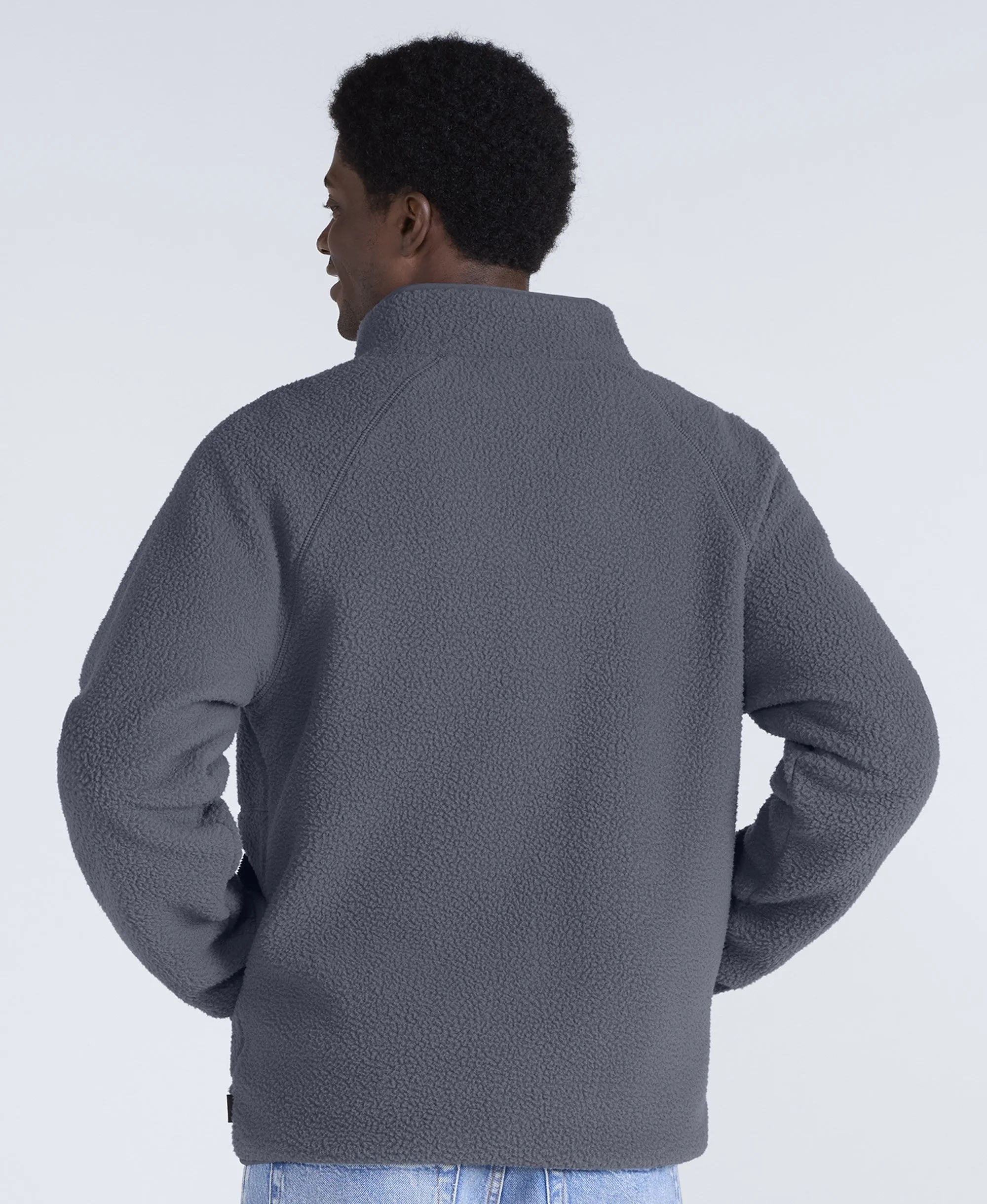 Andy Mens Borg Fleece Jacket - Light Grey sold by Animal product image thumbnail 3