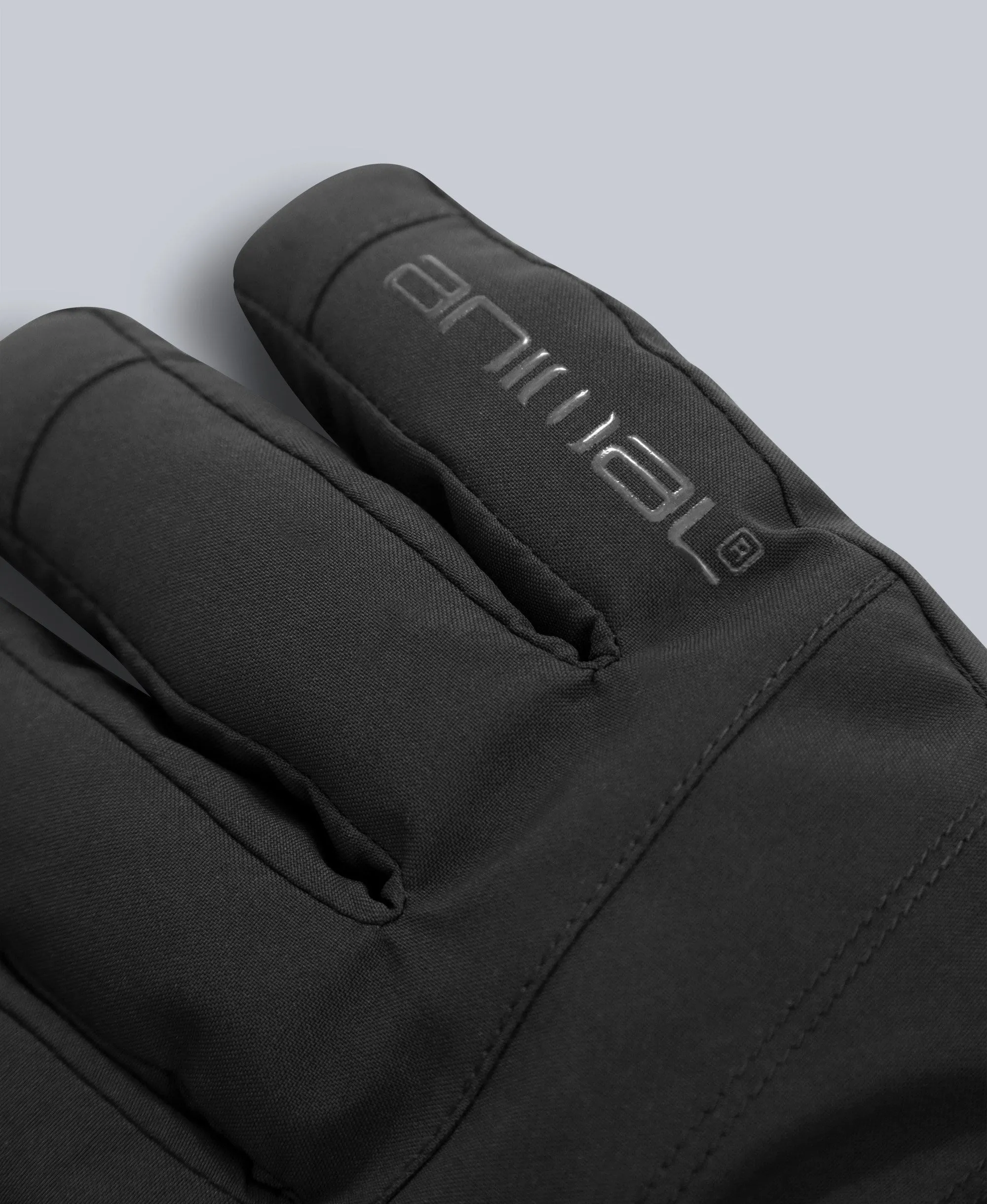 Glacier Mens Herringbone Ski Gloves - Black sold by Animal product image thumbnail 5