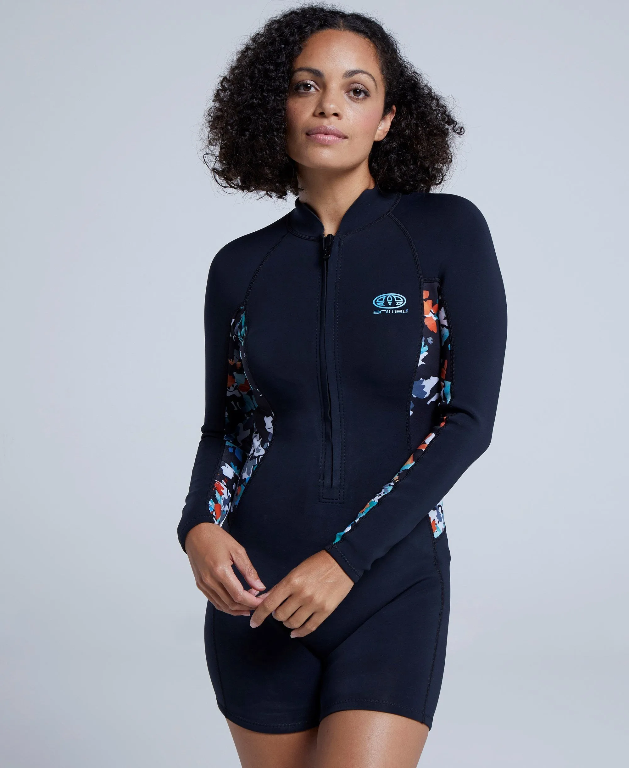 Soleil Womens Shorty 1 mm Wetsuit - Black sold by Animal product image thumbnail 3