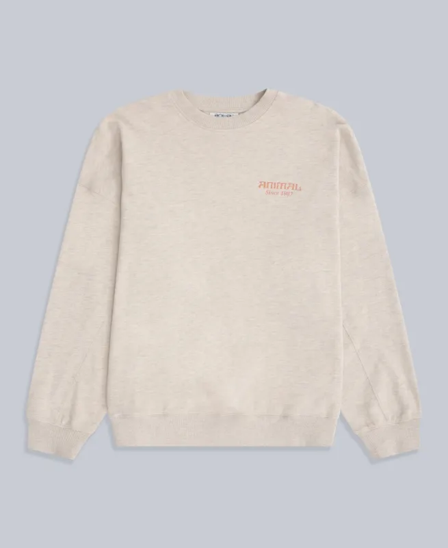 Dakota Womens Sweatshirt - Dark Beige sold by Animal