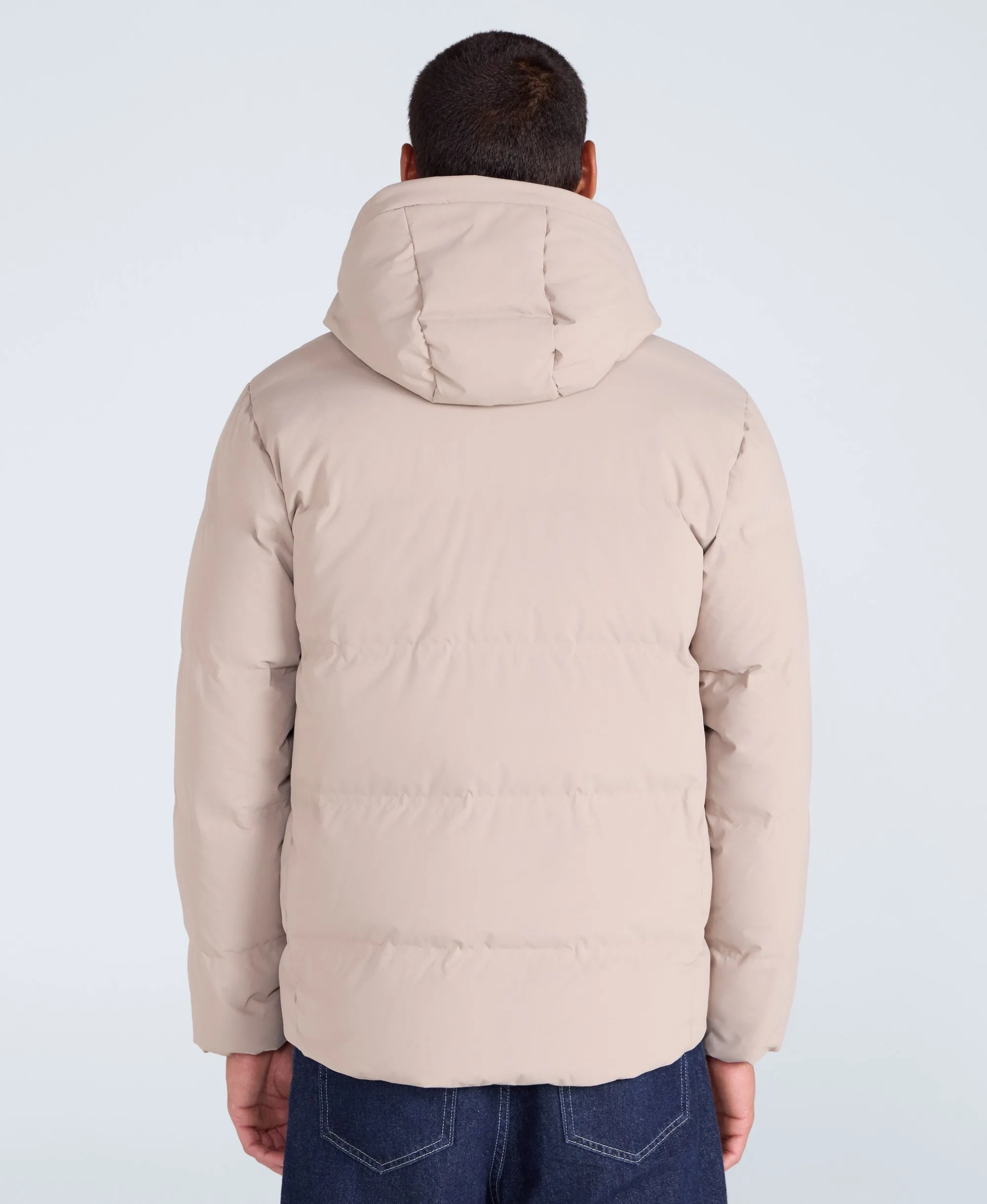 Mens Tech Down Heat Sealed Jacket - Beige sold by Animal product image thumbnail 5