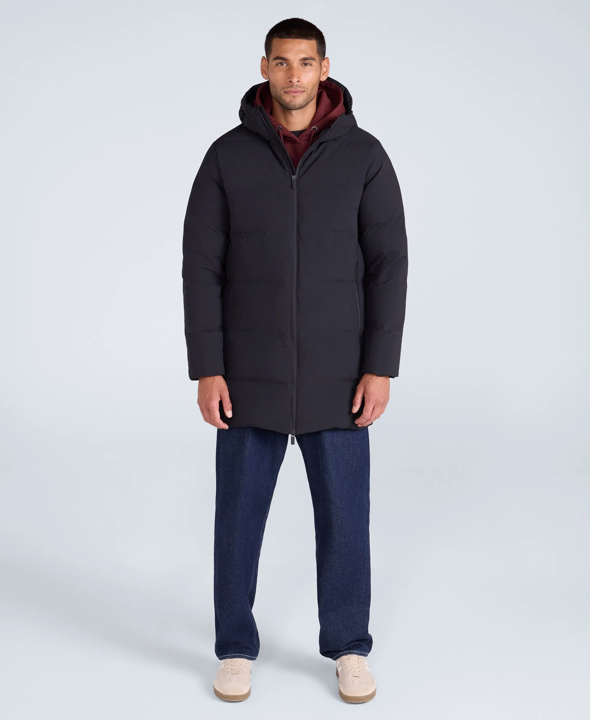 Animal Mens Tech Down Heat Sealed Coat - Black sold by Animal