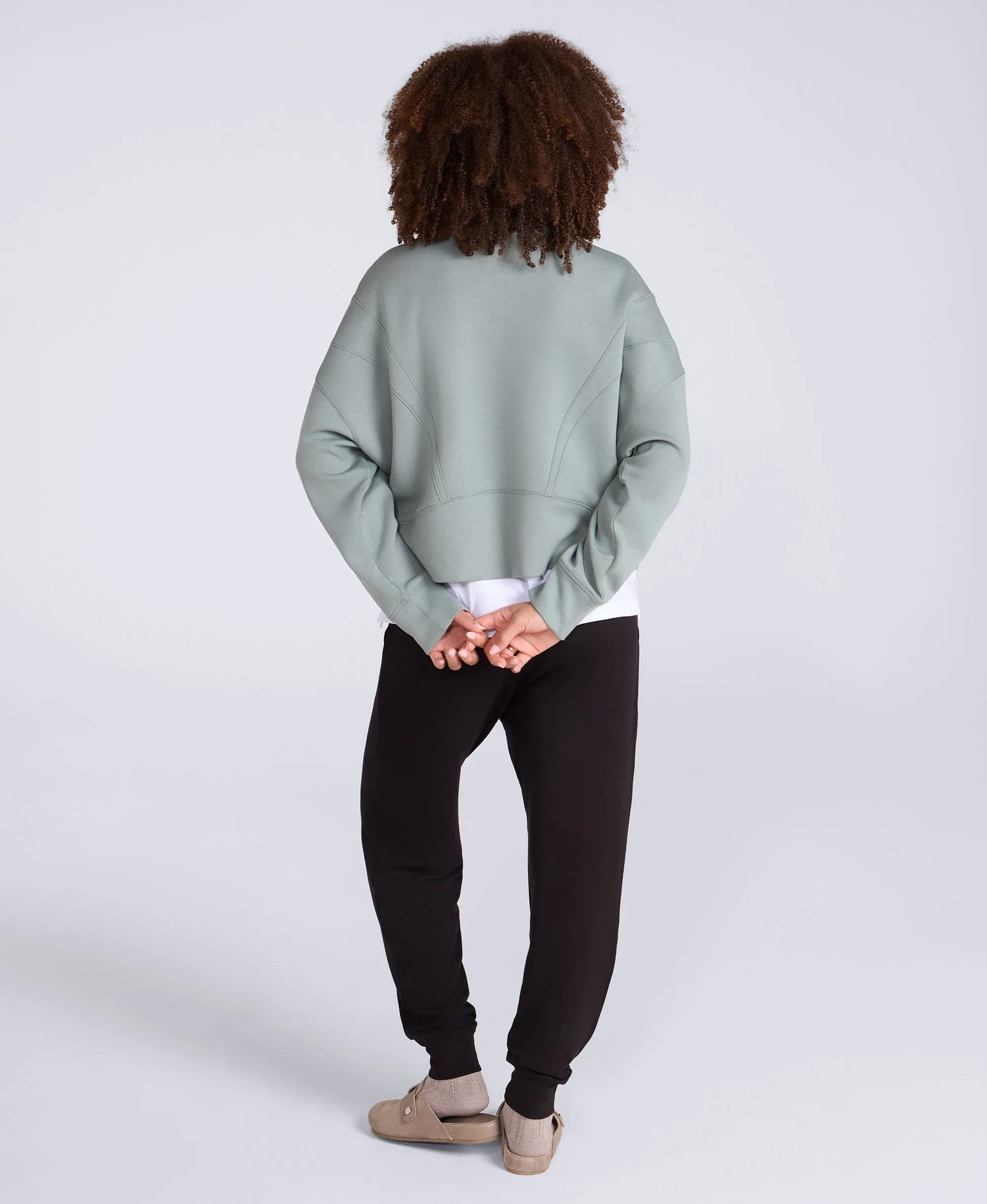 Active Womens Crop Sweatshirt - Pale Green sold by Animal product image thumbnail 4