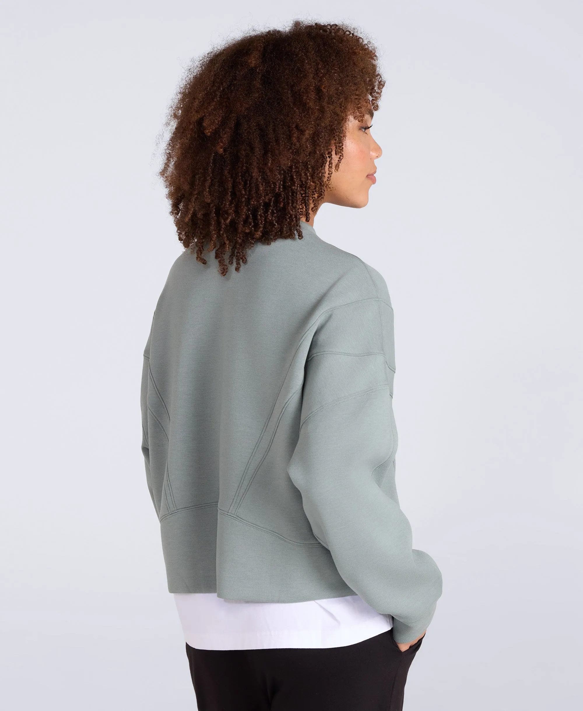 Active Womens Crop Sweatshirt - Pale Green sold by Animal product image thumbnail 3