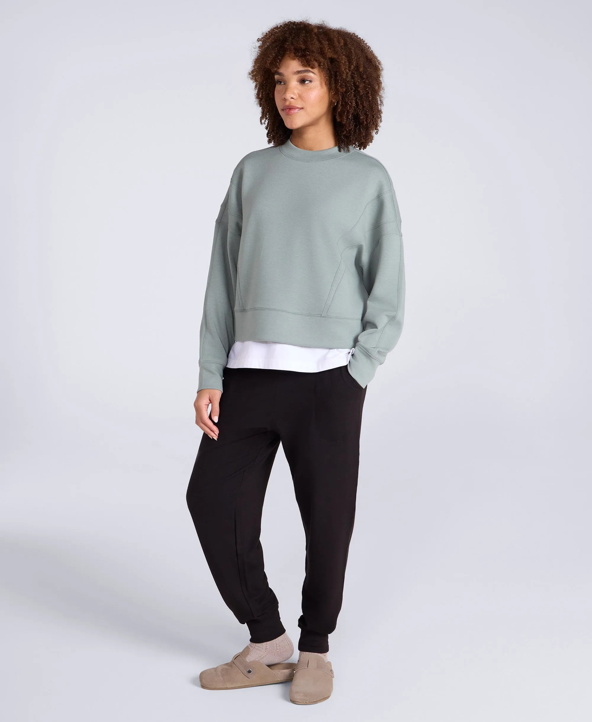 Active Womens Crop Sweatshirt - Pale Green sold by Animal product image thumbnail 2