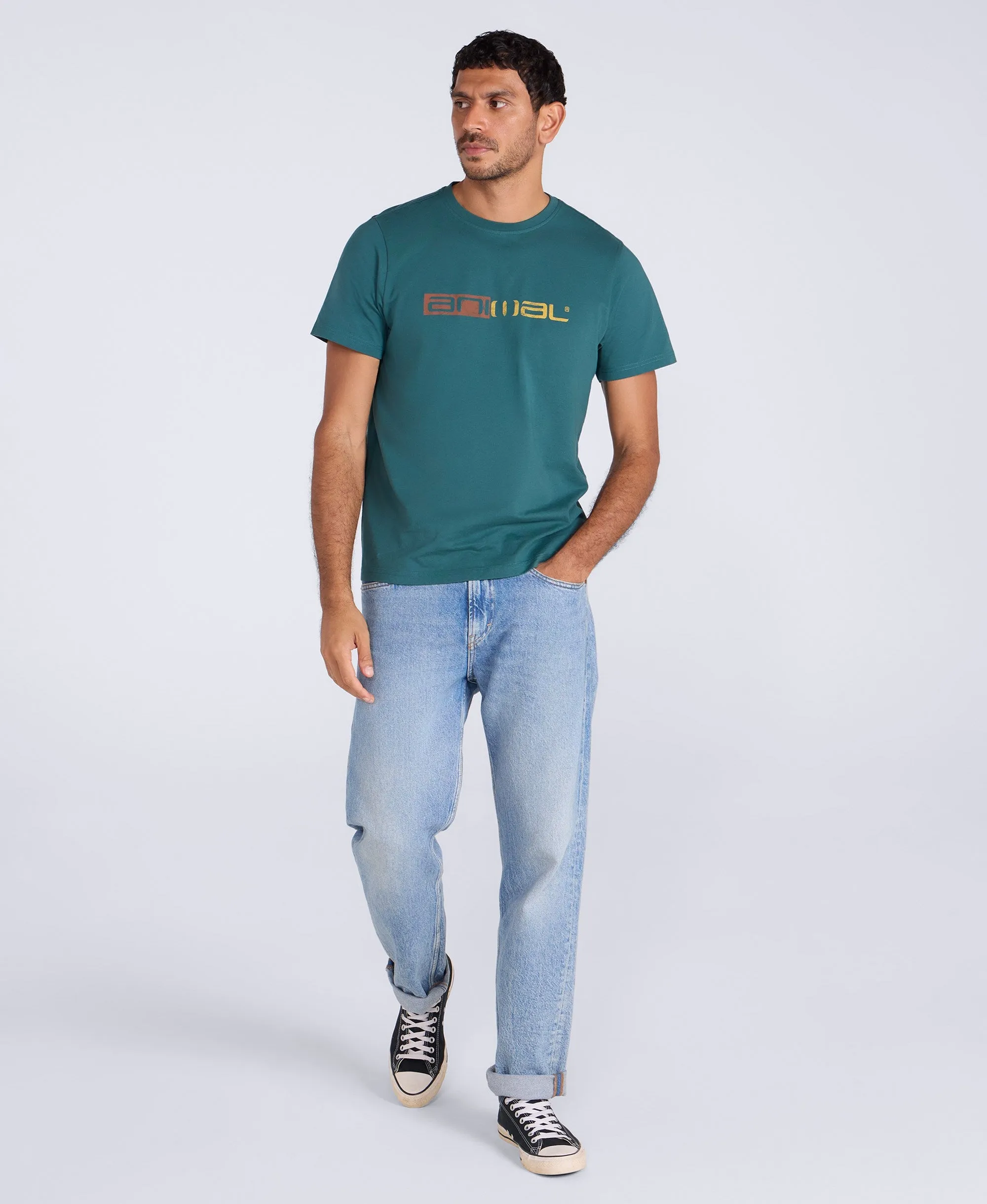 Classico Mens T-Shirt - Teal sold by Animal product image thumbnail 2