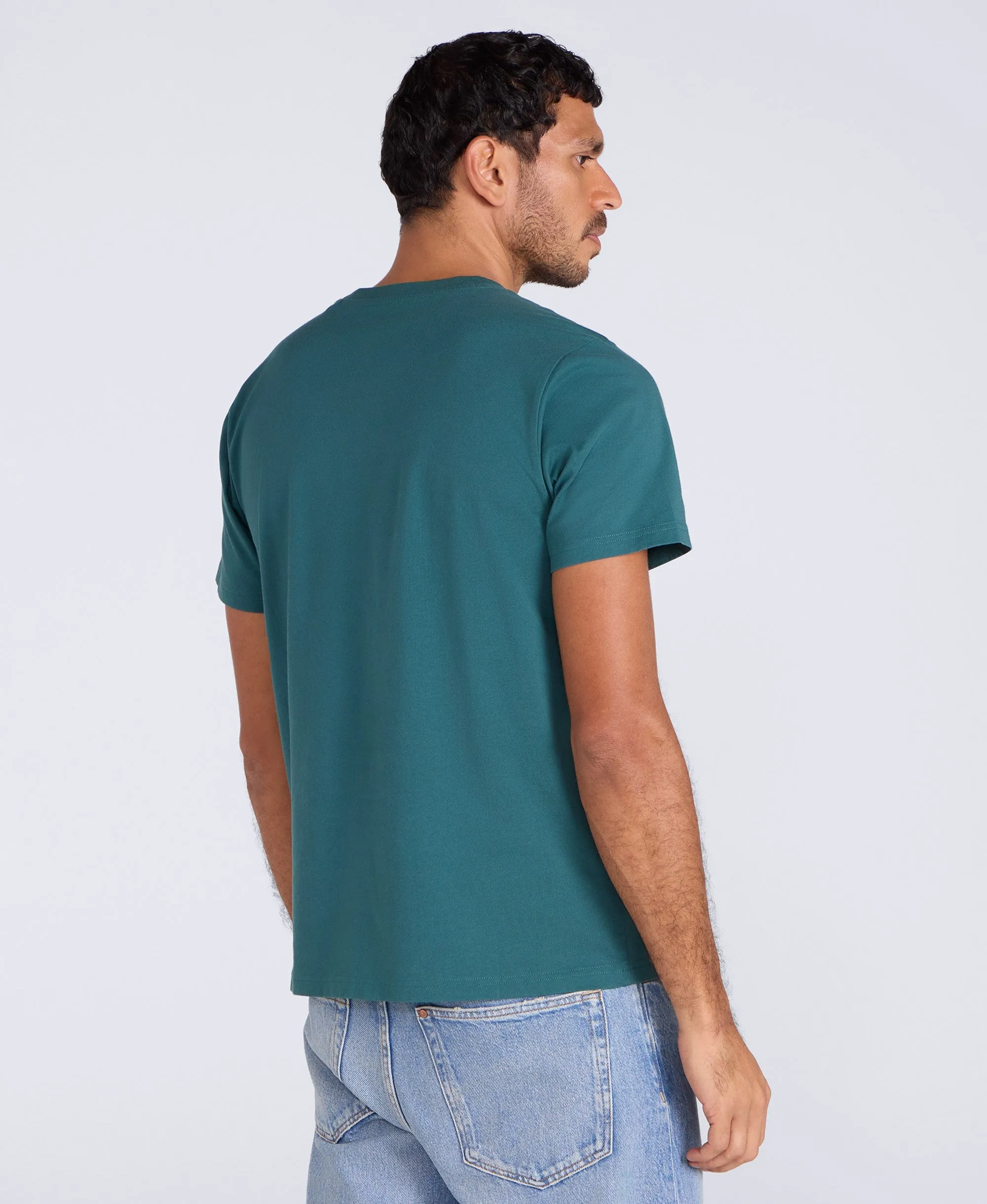 Classico Mens T-Shirt - Teal sold by Animal product image thumbnail 3