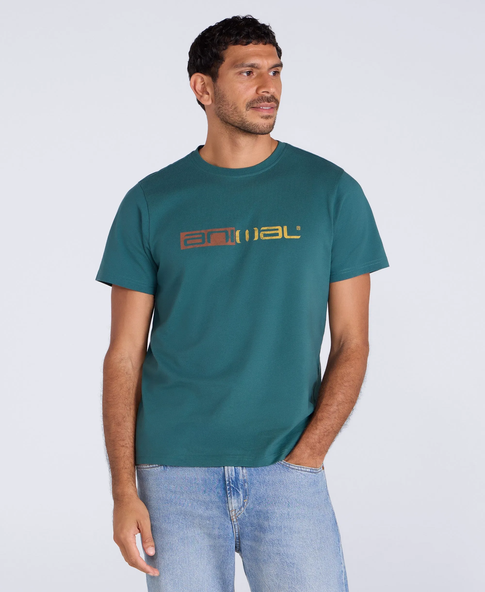 Classico Mens T-Shirt - Teal sold by Animal