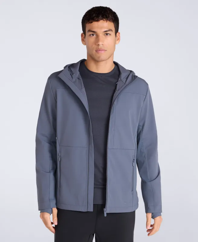 Solstice Mens Active Softshell Jacket - Charcoal made by Animal