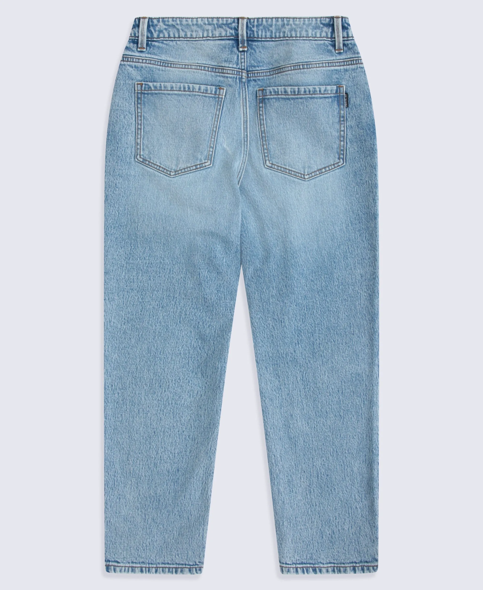 High Waisted Straight Leg Womens Short Fit Jeans - Light Blue sold by Animal product image thumbnail 2