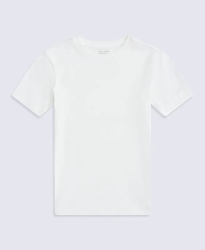 Evo Women's Ribbed T-Shirt - White made by Animal