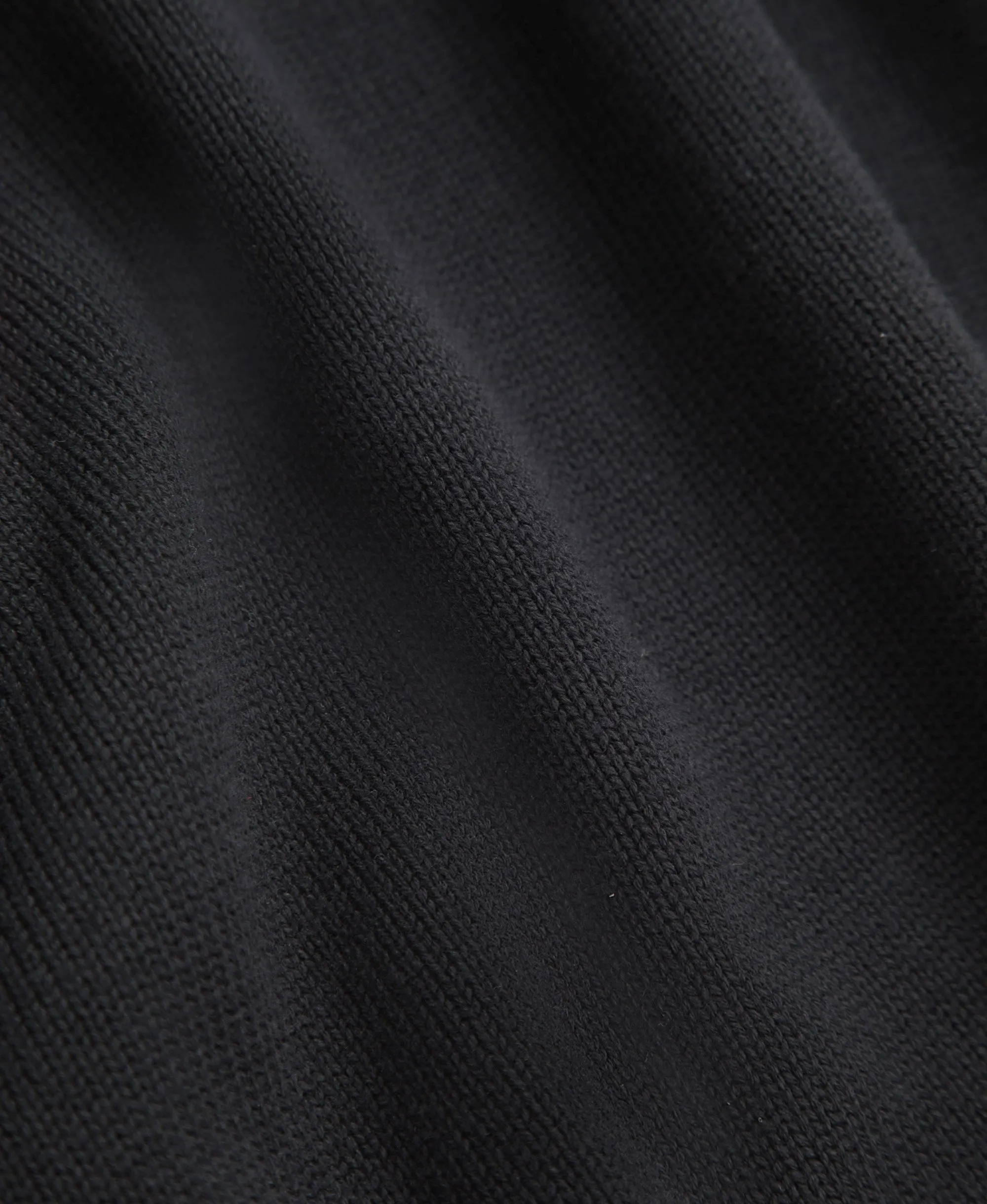 Mens Ribbed Quarter Zip Jumper - Black sold by Animal product image thumbnail 4