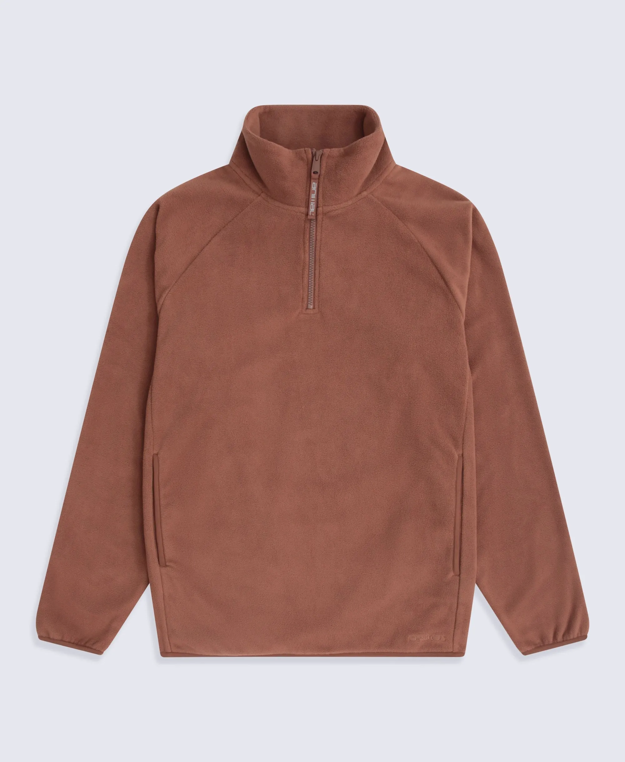 Stockholm Mens Half-Zip Fleece - Rust sold by Animal